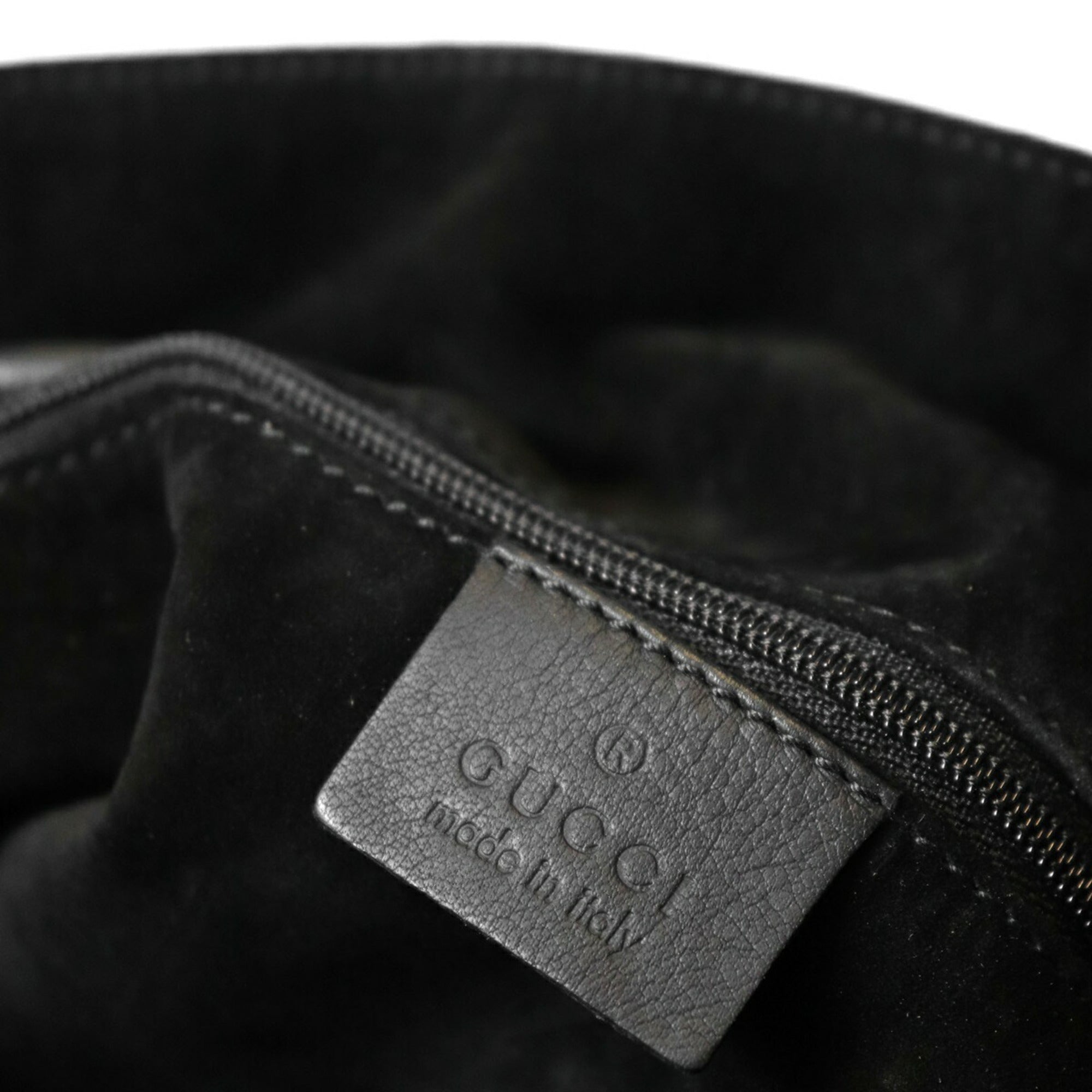 Gucci Black Leather Shoulder Bag (Pre-Owned)