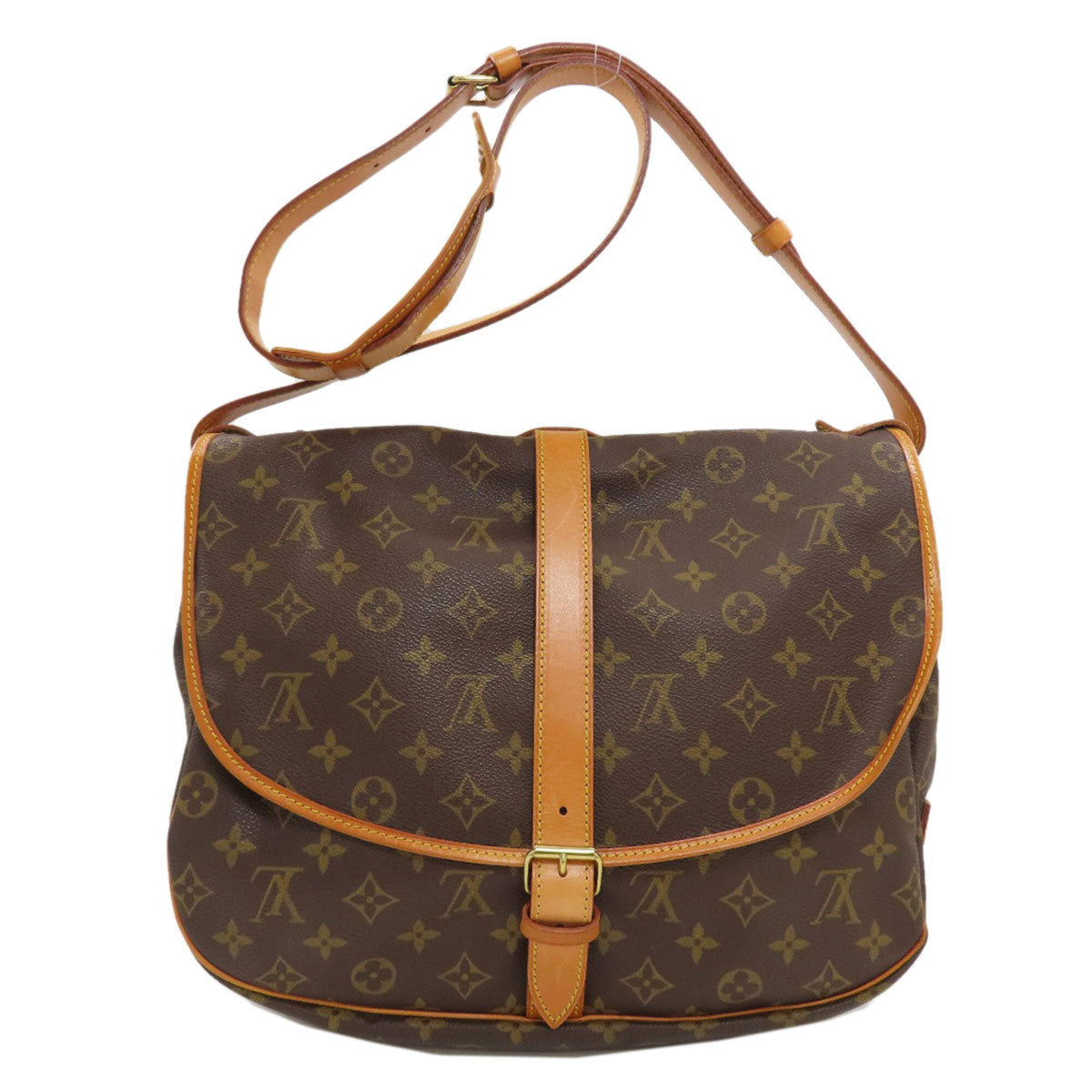 Louis Vuitton Brown Monogram Monogram Canvas Shoulder Bag (Pre-Owned)