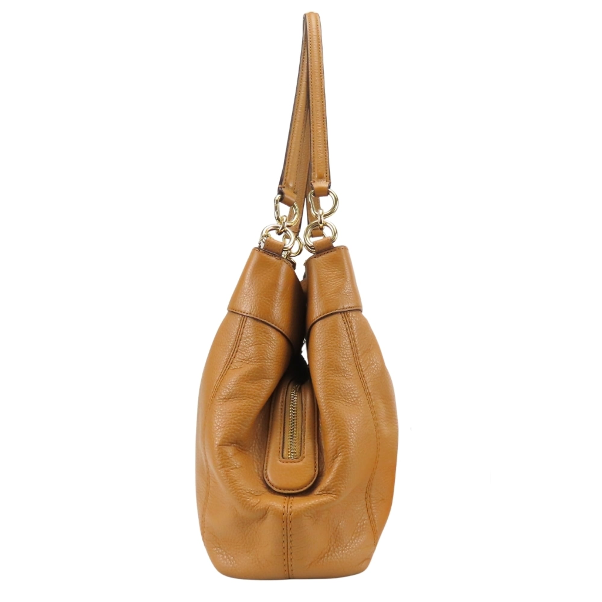 Coach Camel Leather Tote Bag (Pre-Owned)