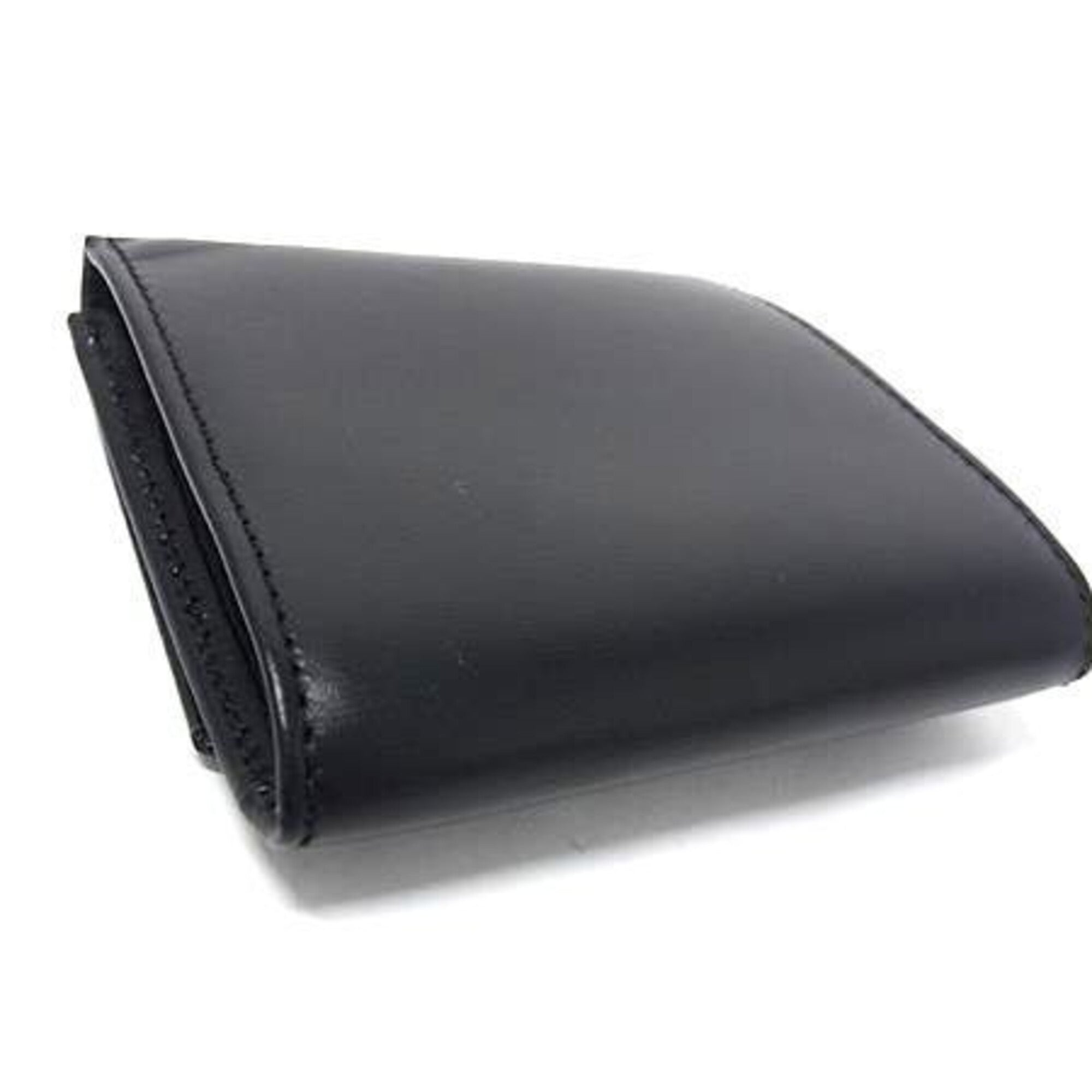 Cartier Black Leather Coin Purse/Coin Case (Pre-Owned)