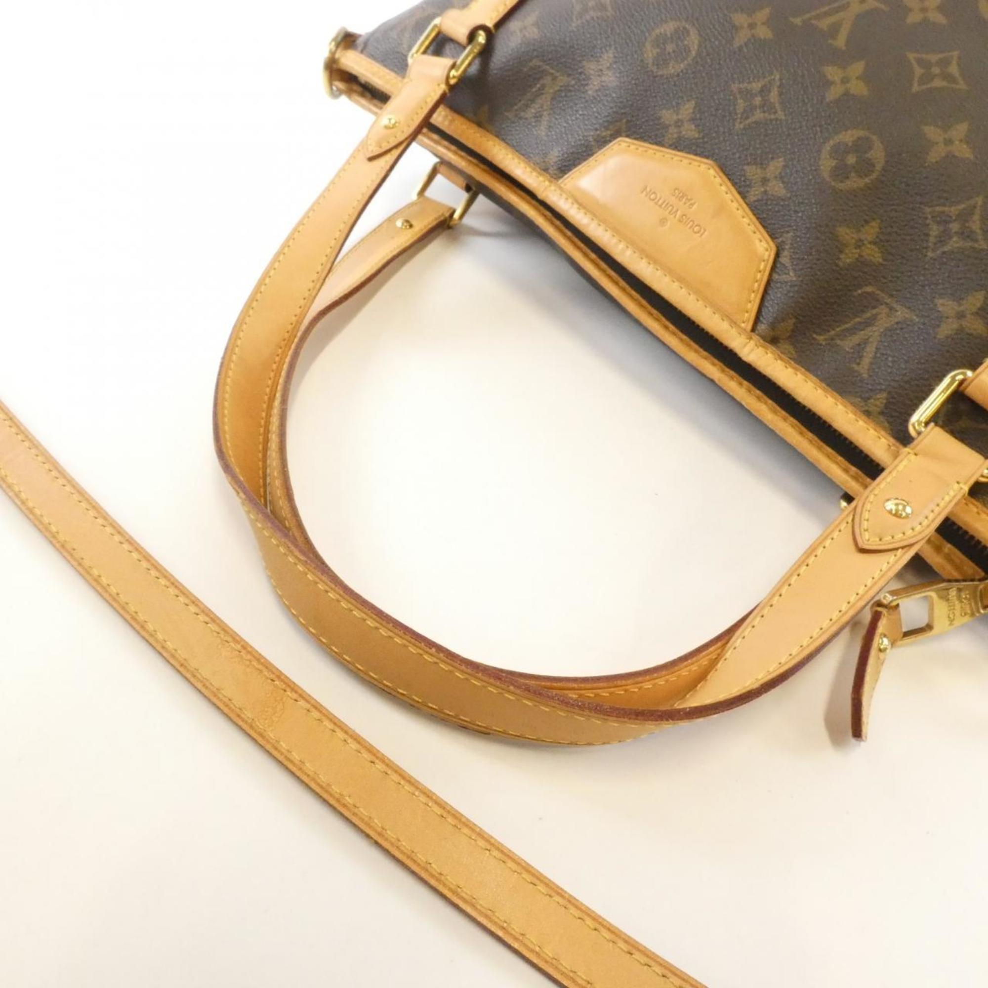 Louis Vuitton Marron Coated Canvas Handbag (Pre-Owned)