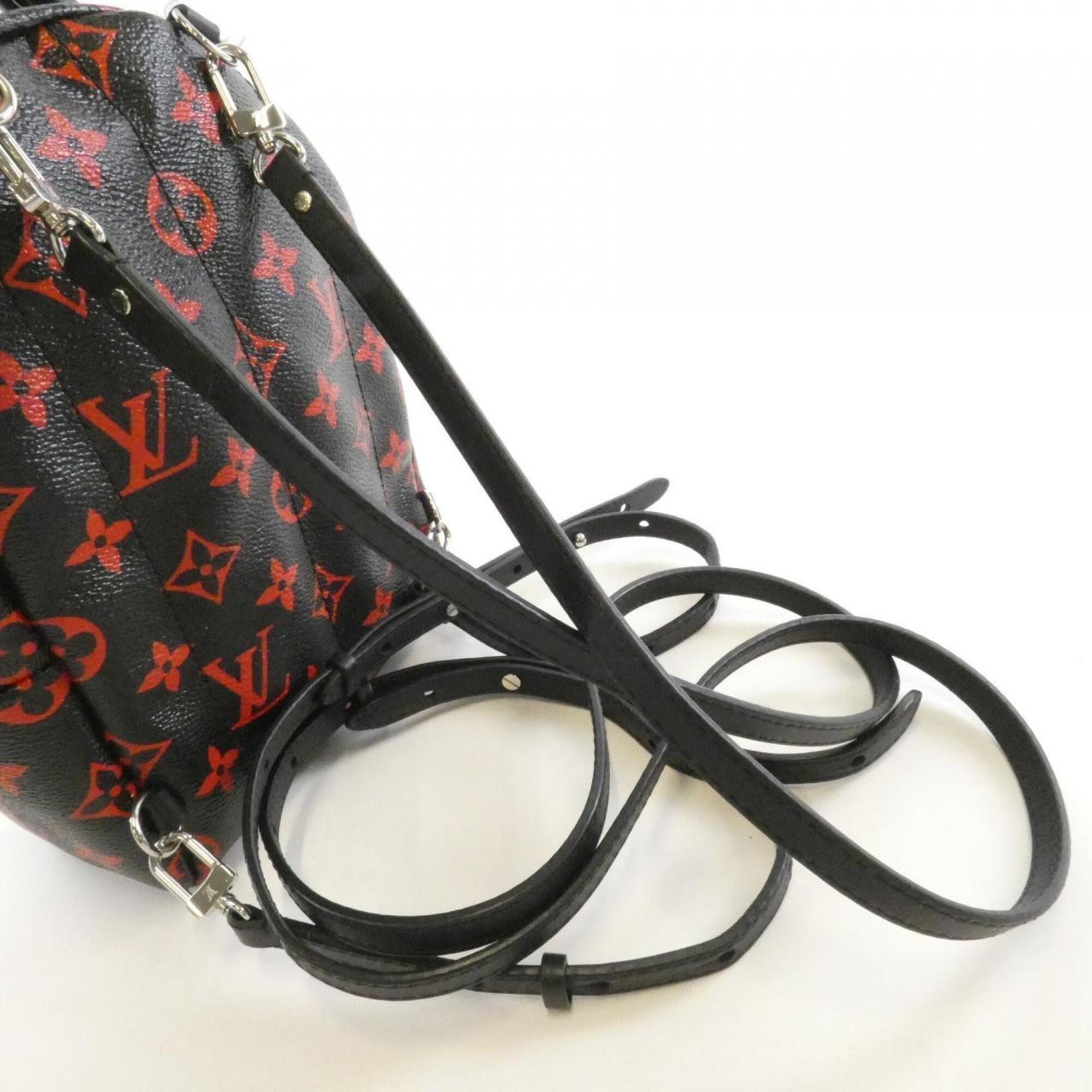 Louis Vuitton Black Rouge Coated Canvas Backpack (Pre-Owned)
