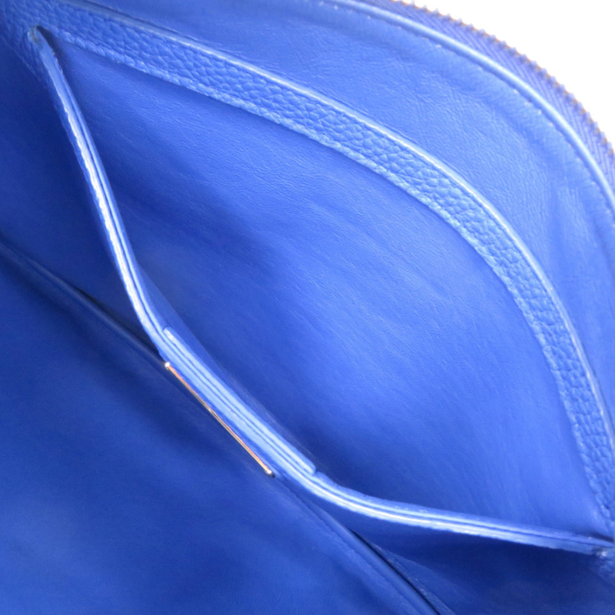 Salvatore Ferragamo Blue Leather Clutch Bag (Pre-Owned)