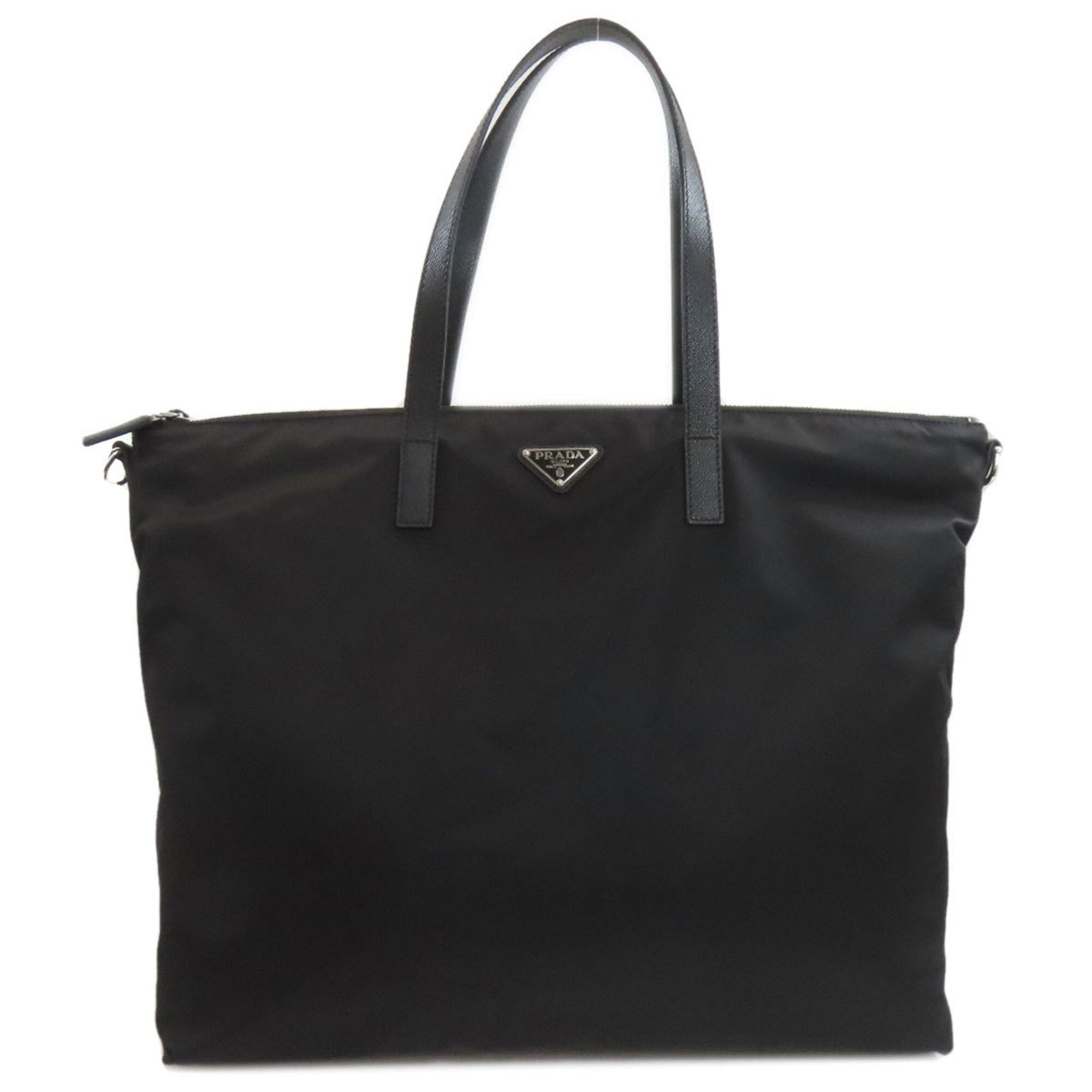 Prada Black Nylon Tote Bag (Pre-Owned)
