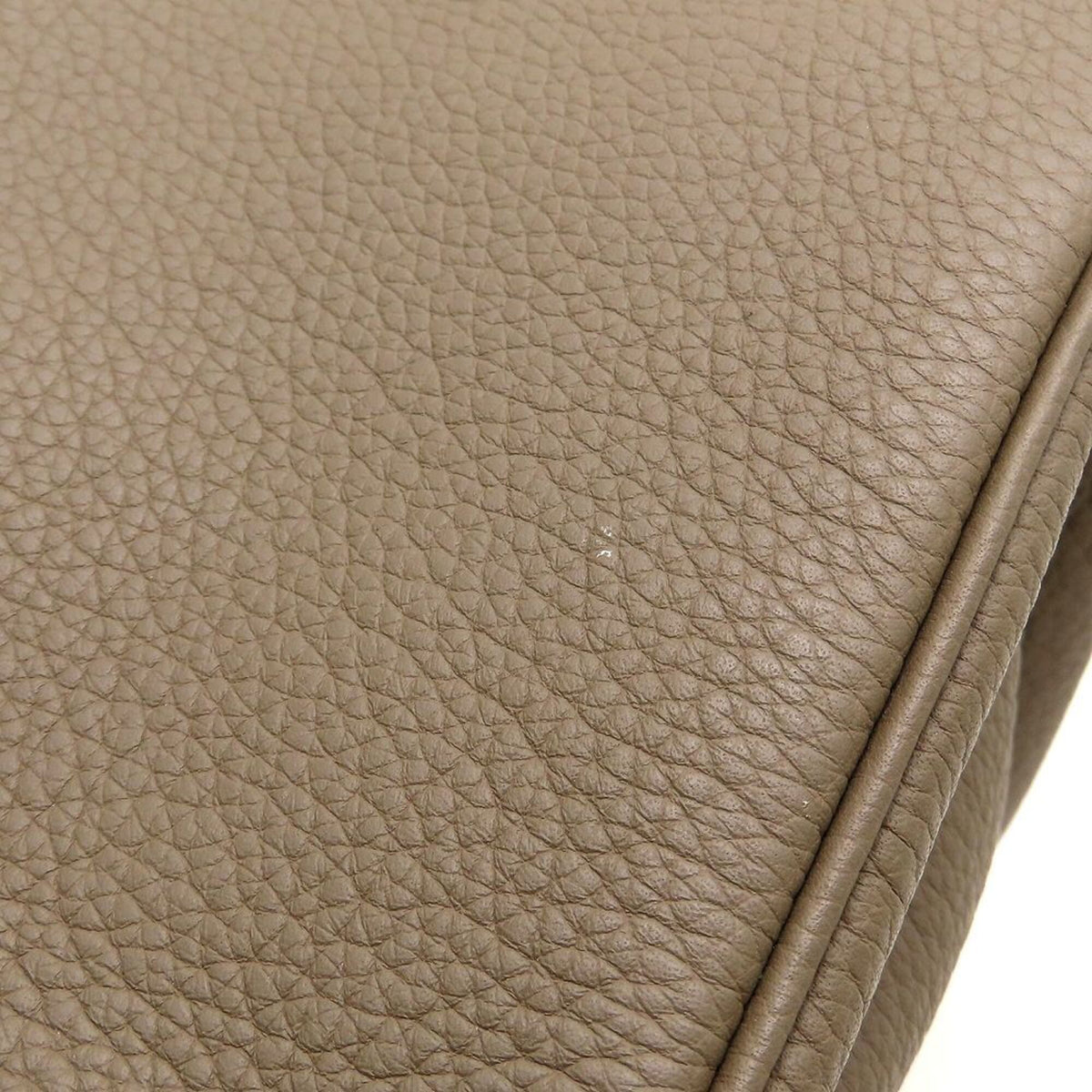 Hermes Birkin Etoupe Gray Togo Leather Handbag (Pre-Owned)