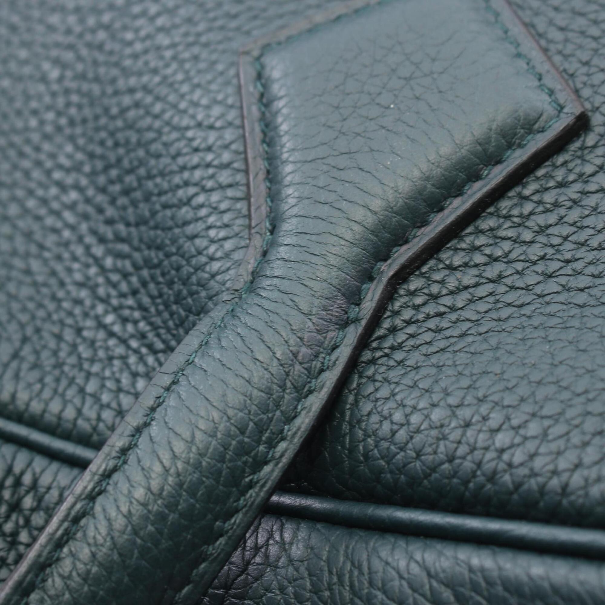 Hermes Green Togo Leather Handbag (Pre-Owned)