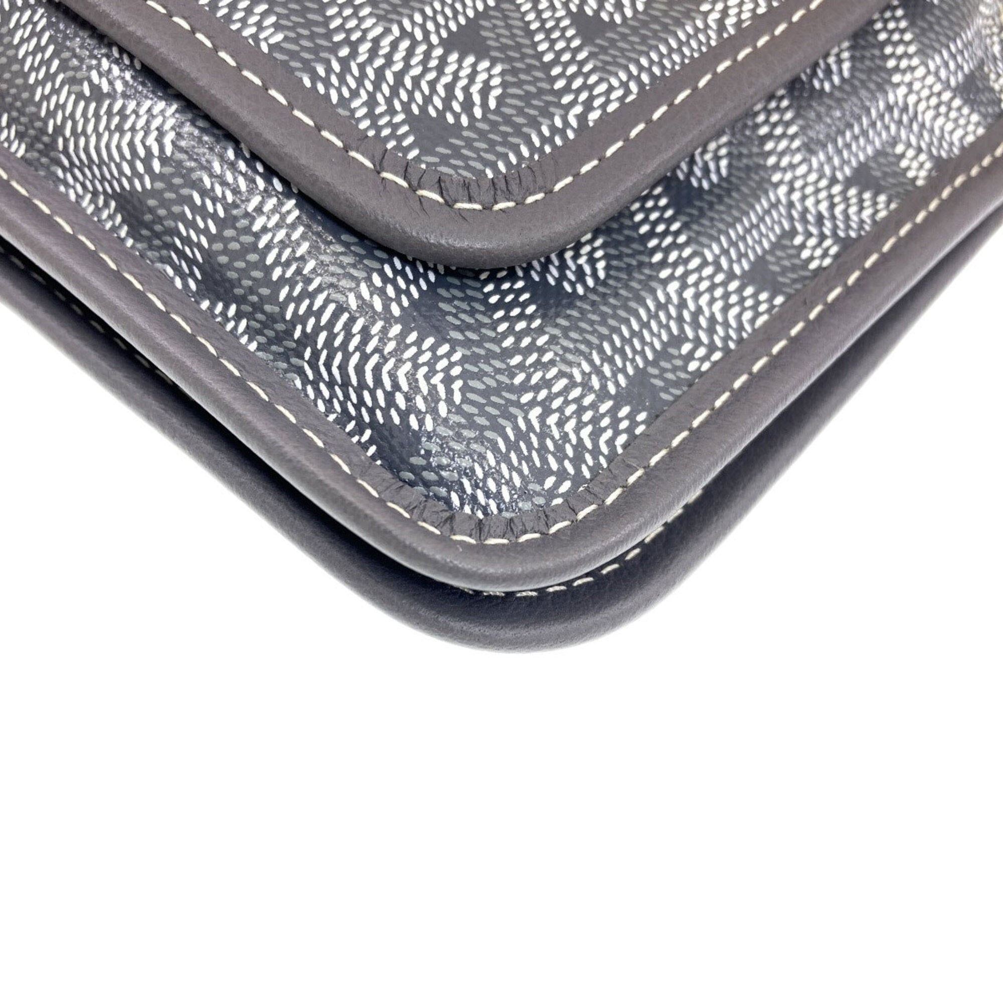 Goyard Gray Coated Canvas Pouch Shoulder Bag (Pre-Owned)
