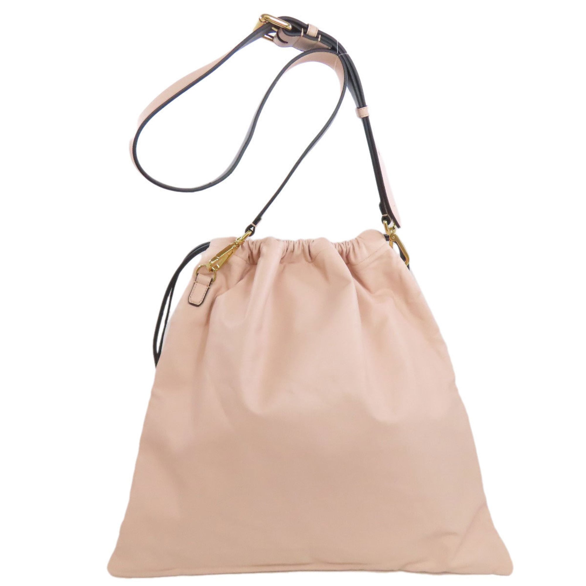 Fendi Pink Leather Shoulder Bag (Pre-Owned)