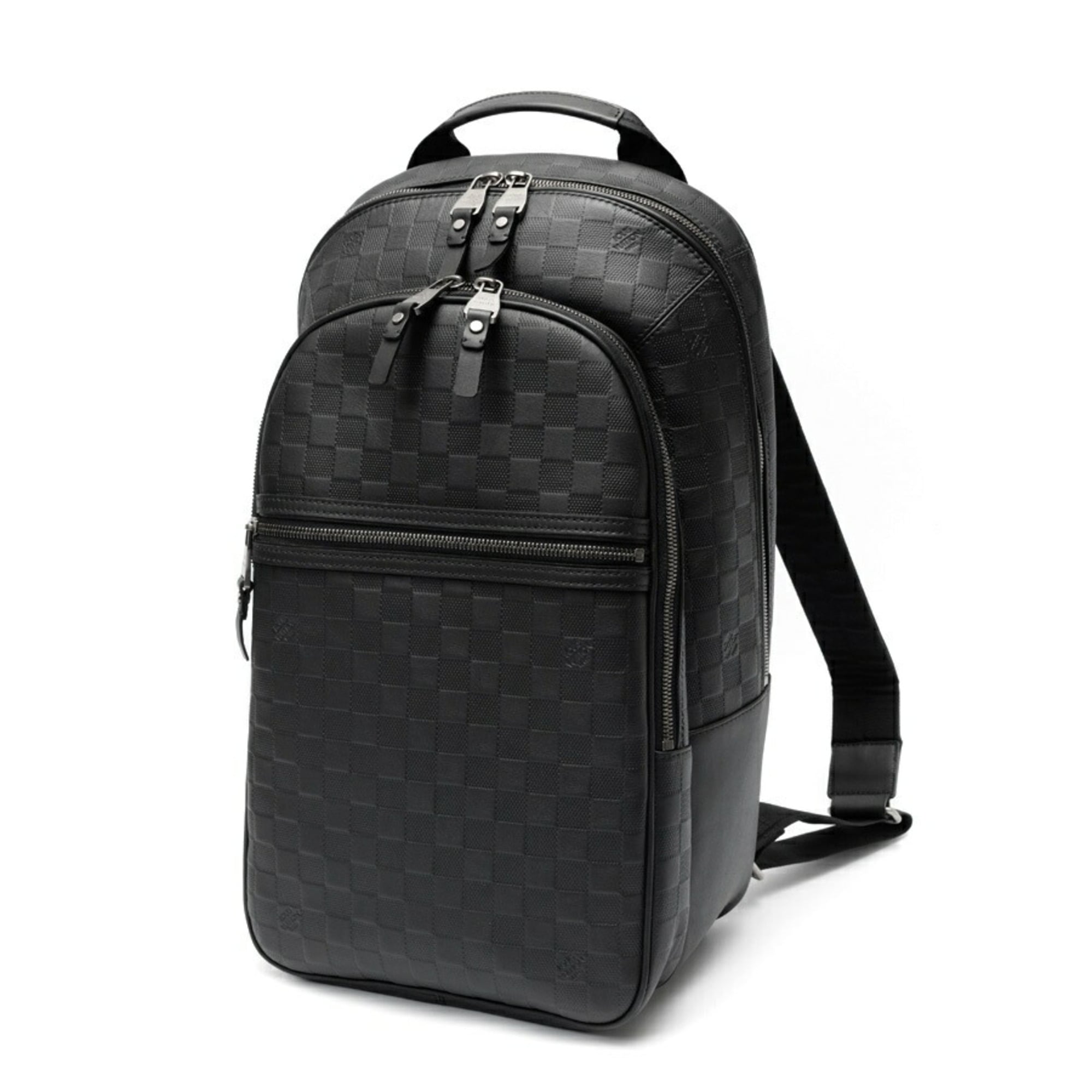 Louis Vuitton Black Damier Infini Leather Backpack (Pre-Owned)