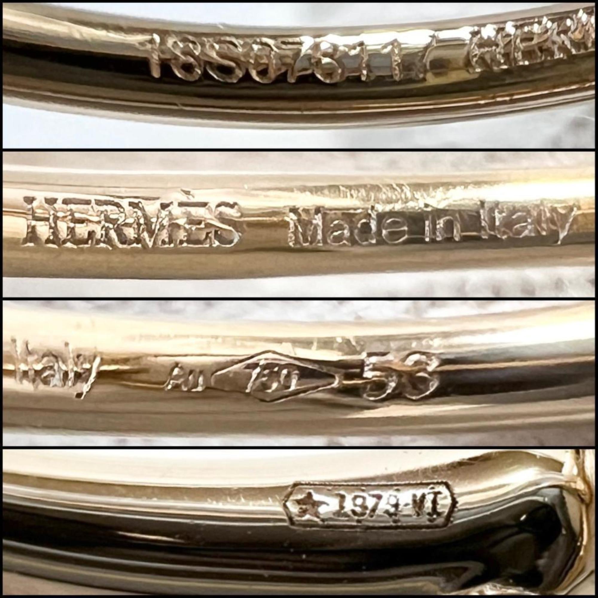 Hermes Pink Gold Pink Gold (18K) Band Ring (Pre-Owned)