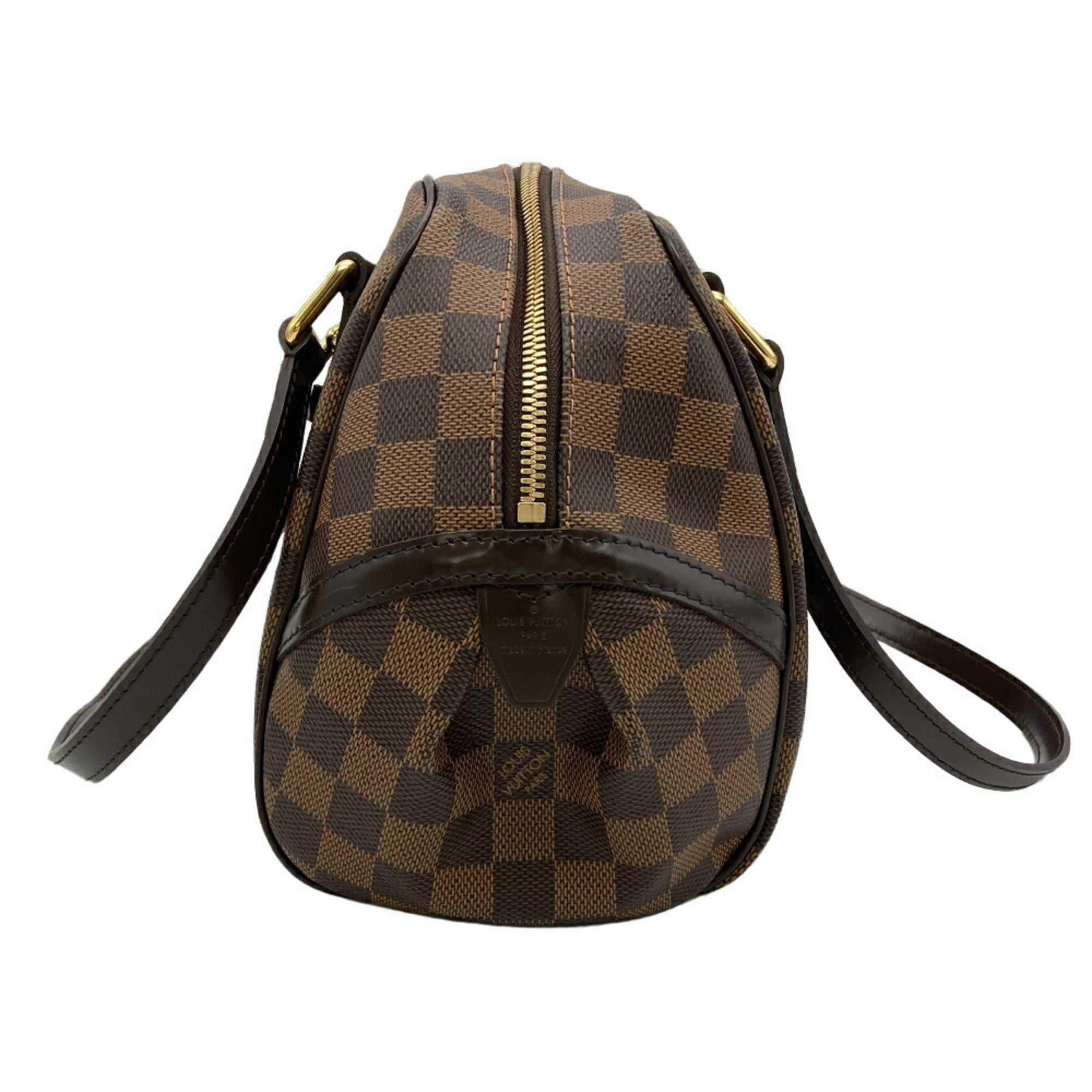 Louis Vuitton Damier Brown Damier Canvas Ebene Galle Damier Canvas Shoulder Bag (Pre-Owned)