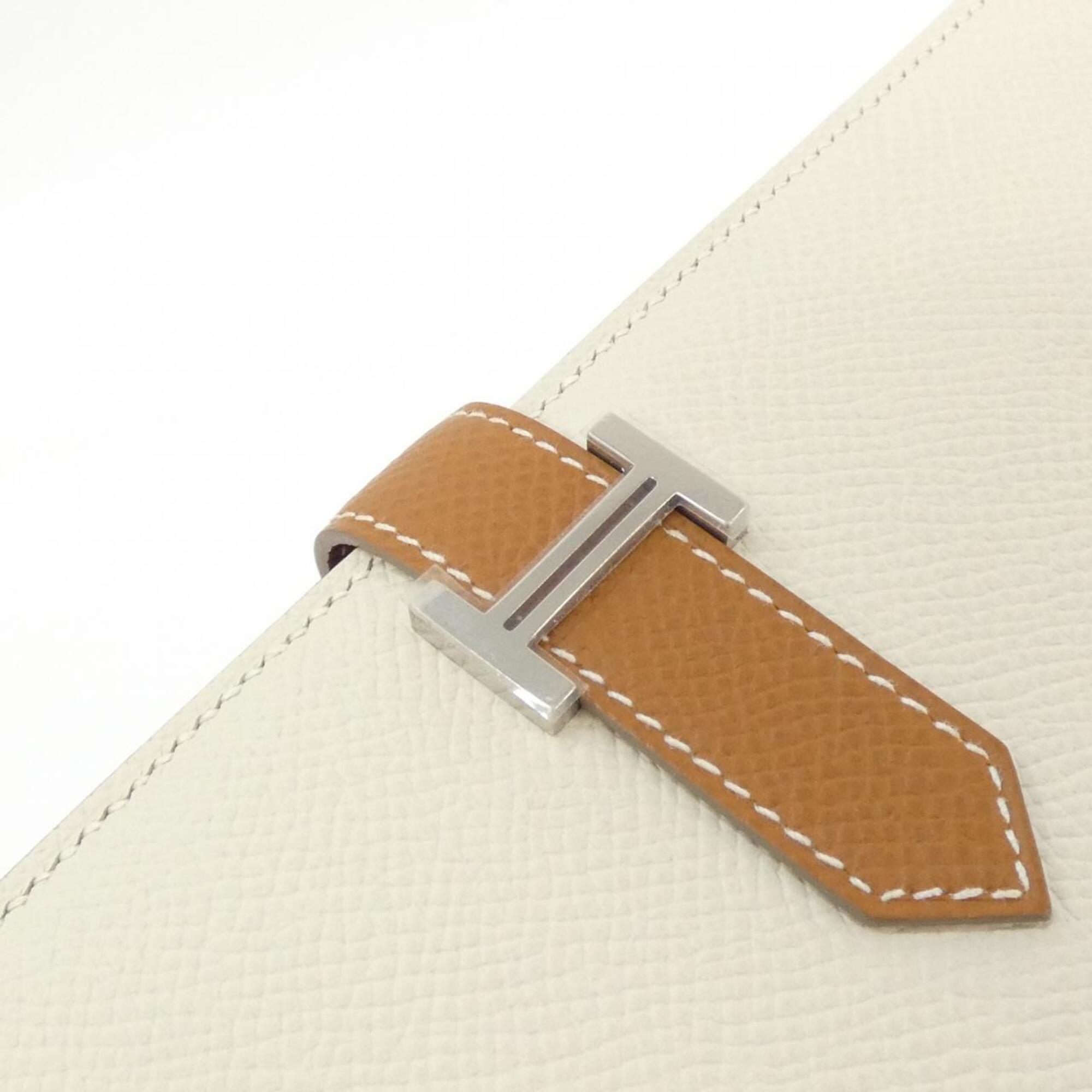 Hermes Bearn Epsom Leather Long Wallet (Bi-Fold) (Pre-Owned)
