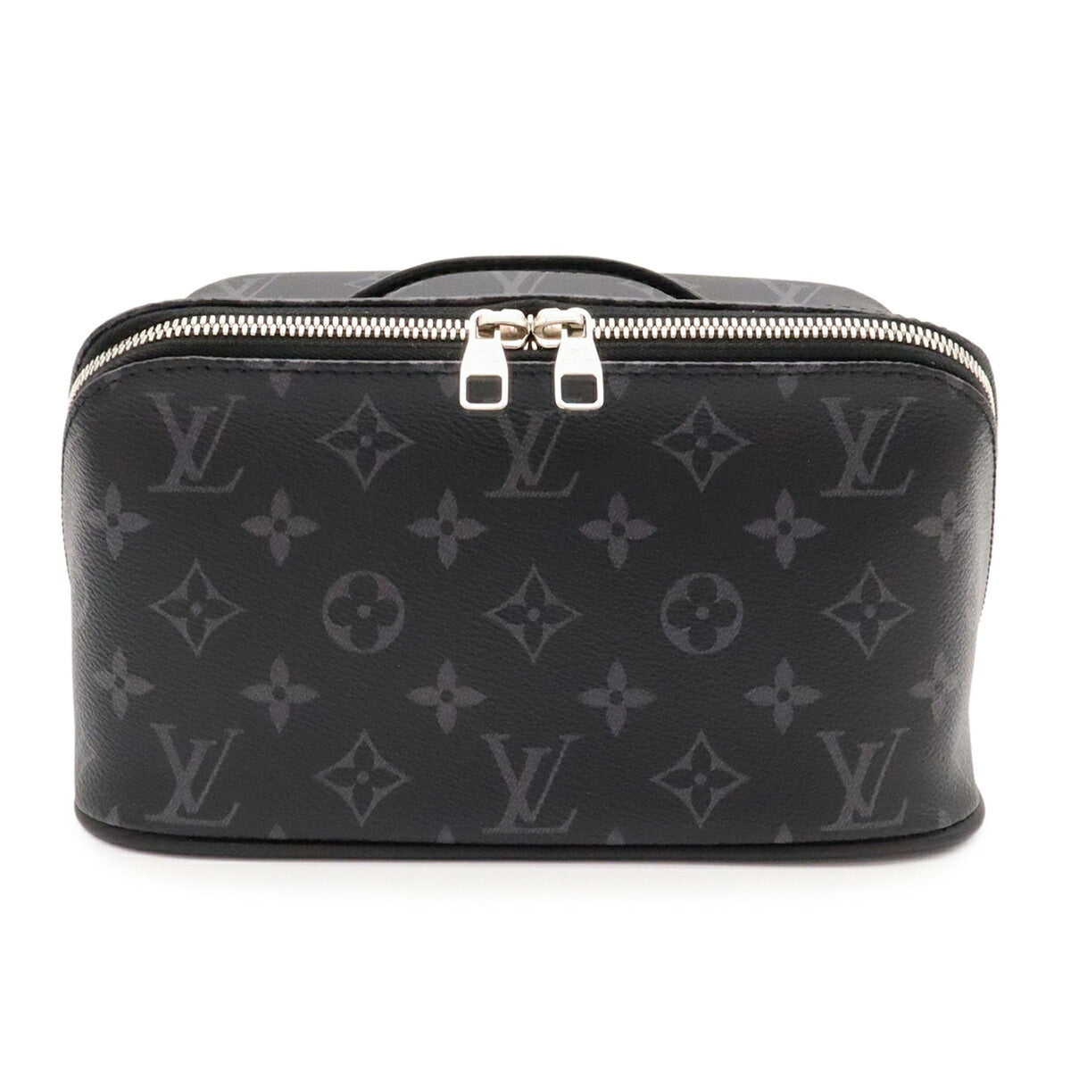 Louis Vuitton Black Gray Monogram Eclipse Canvas Handbag Pouch (Pre-Owned)