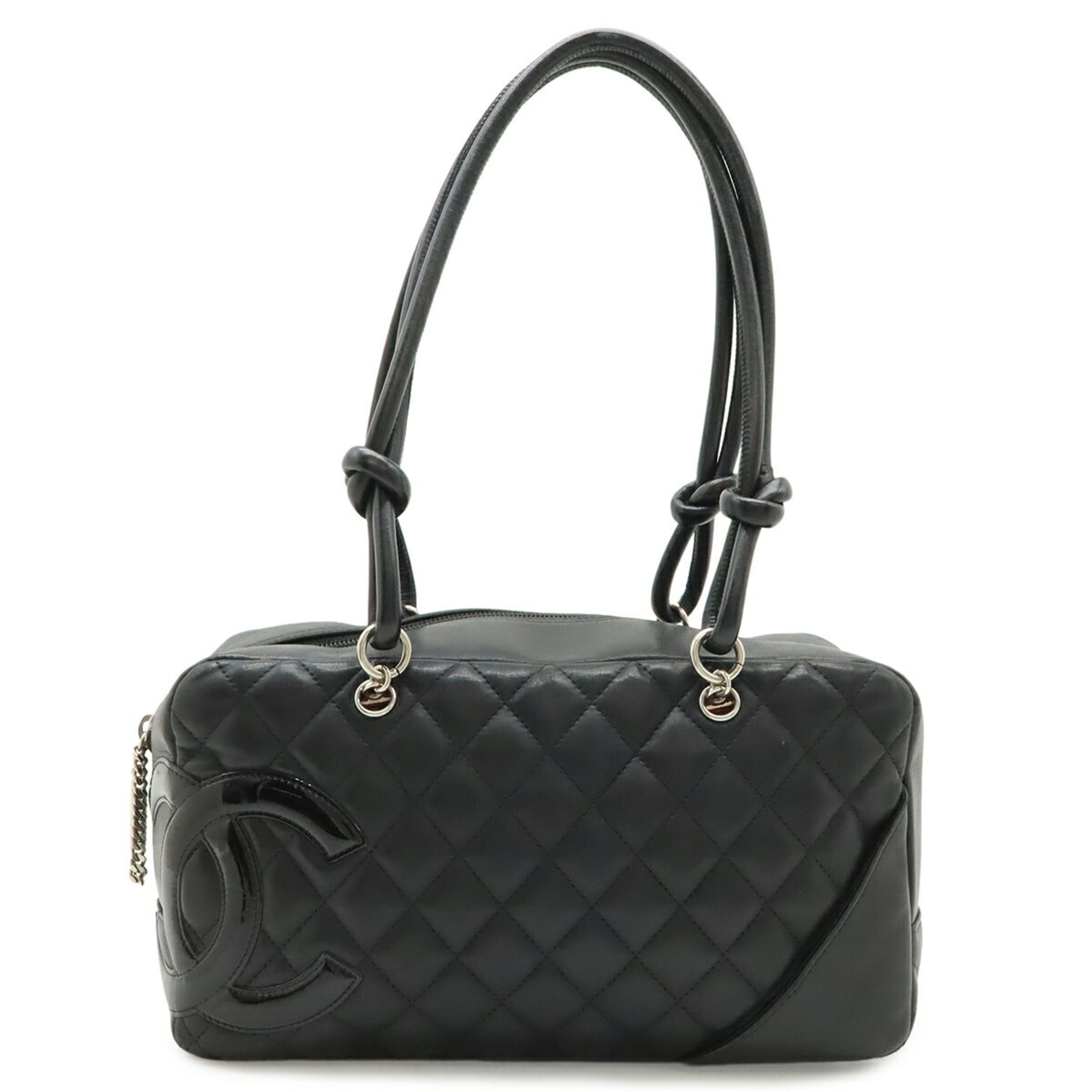 Chanel Black Pink Leather Shoulder Bag (Pre-Owned)