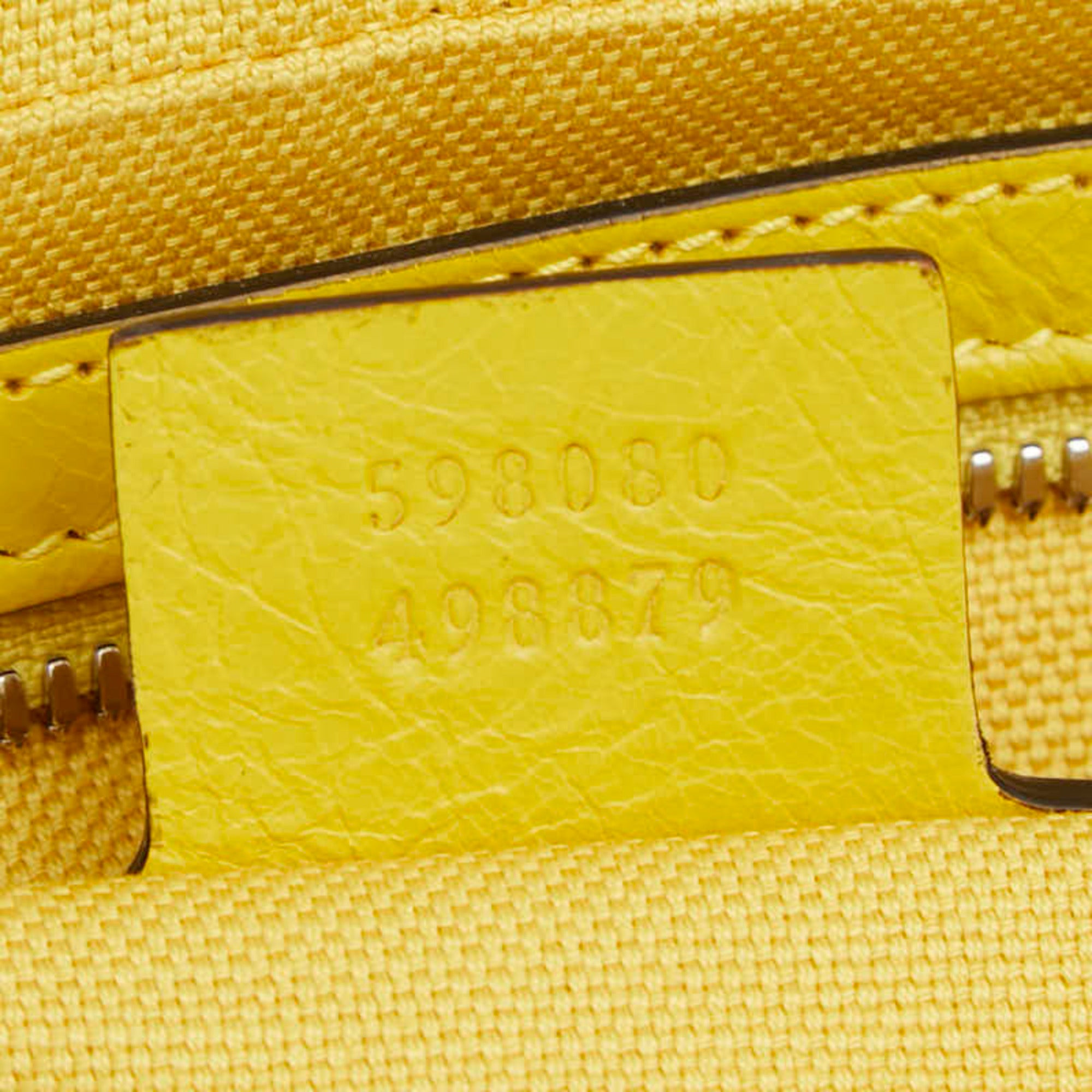 Gucci Yellow Leather Fanny Pack (Pre-Owned)