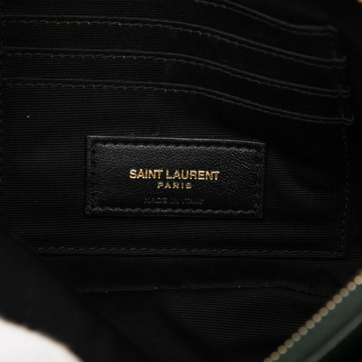 Saint Laurent Green Leather Shoulder Bag (Pre-Owned)
