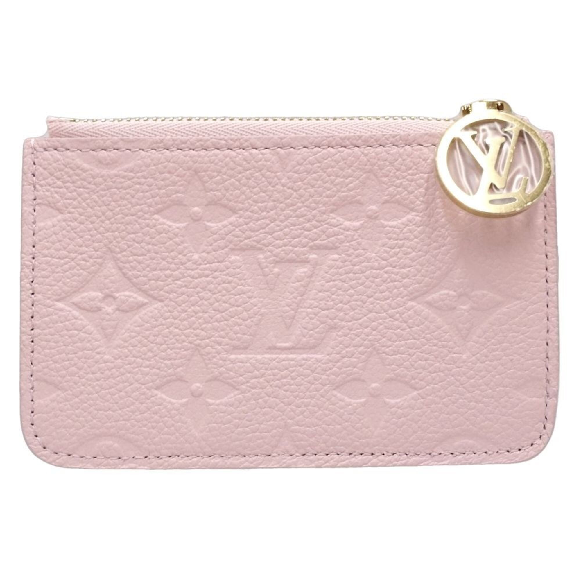 Louis Vuitton Pink Leather Coin Purse/Coin Case (Pre-Owned)