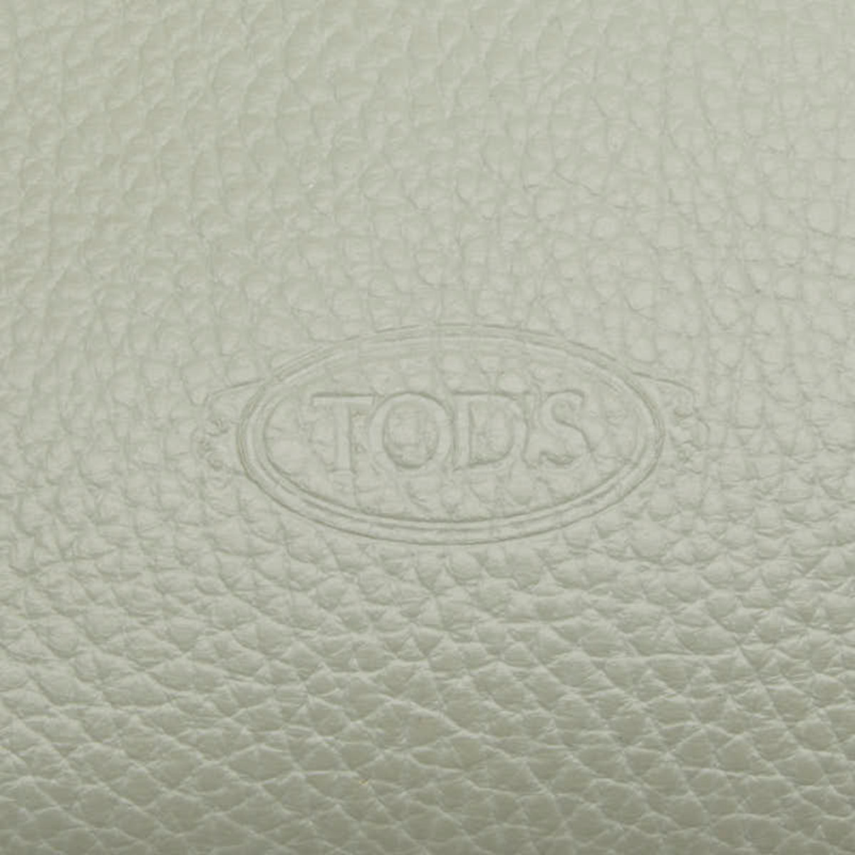 Tod's Light Green Leather Handbag Shoulder Bag (Pre-Owned)