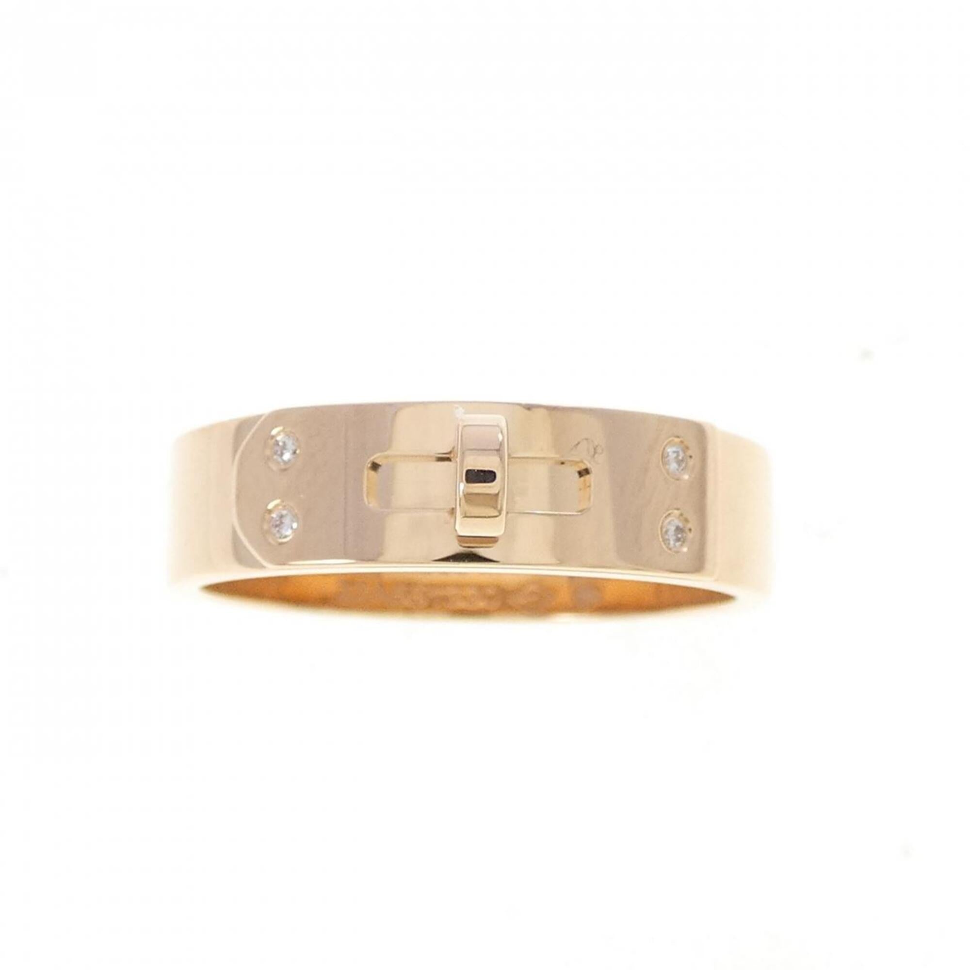 Hermes Pink Gold (18K) Band Ring (Pre-Owned)