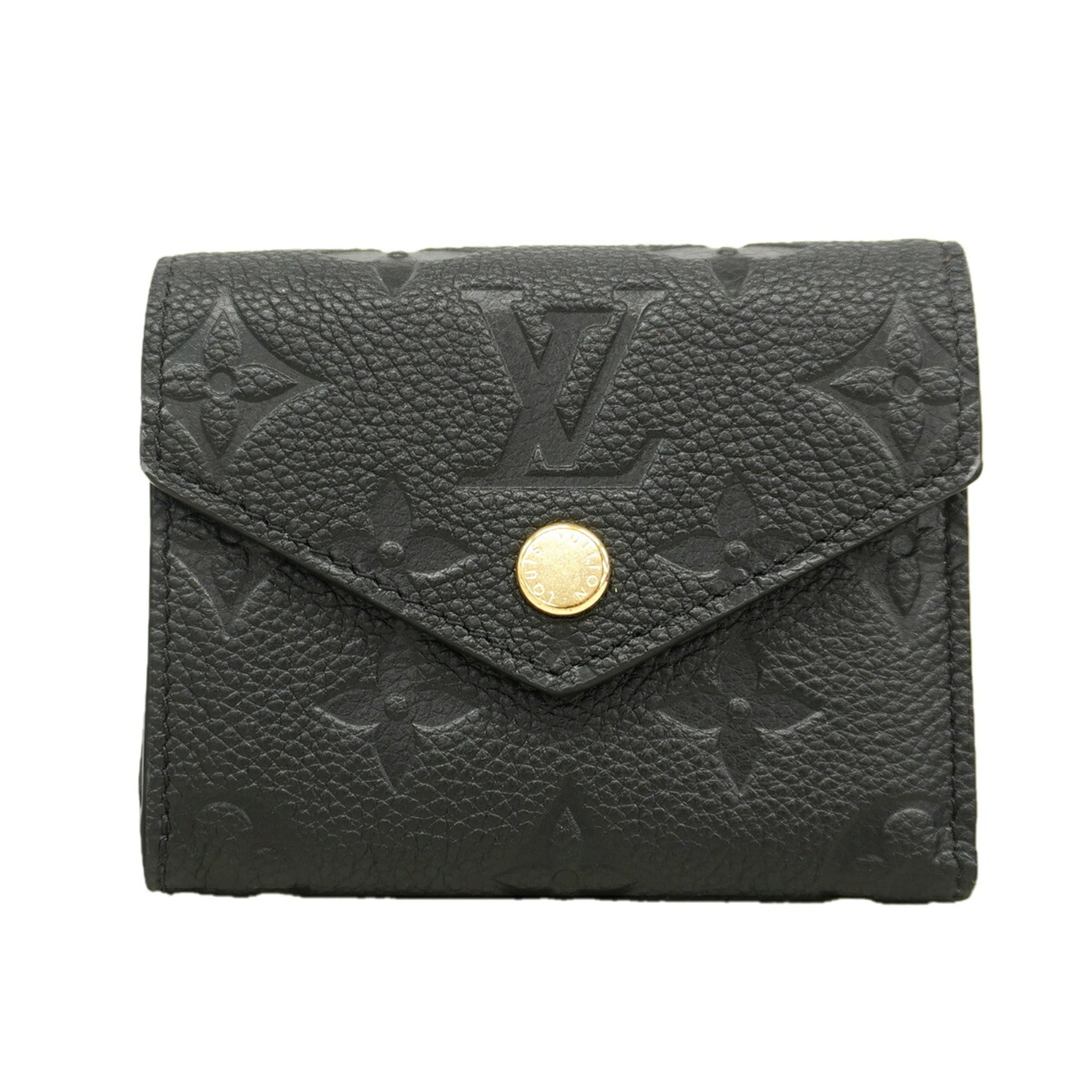 Louis Vuitton Noir Wallet (Tri-Fold) (Pre-Owned)