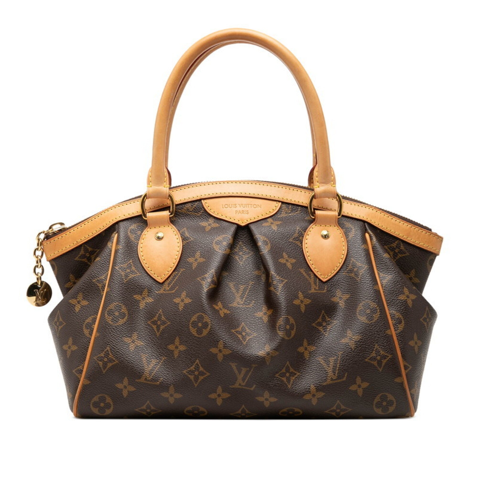 Louis Vuitton Brown Pvc Leather Handbag (Pre-Owned)