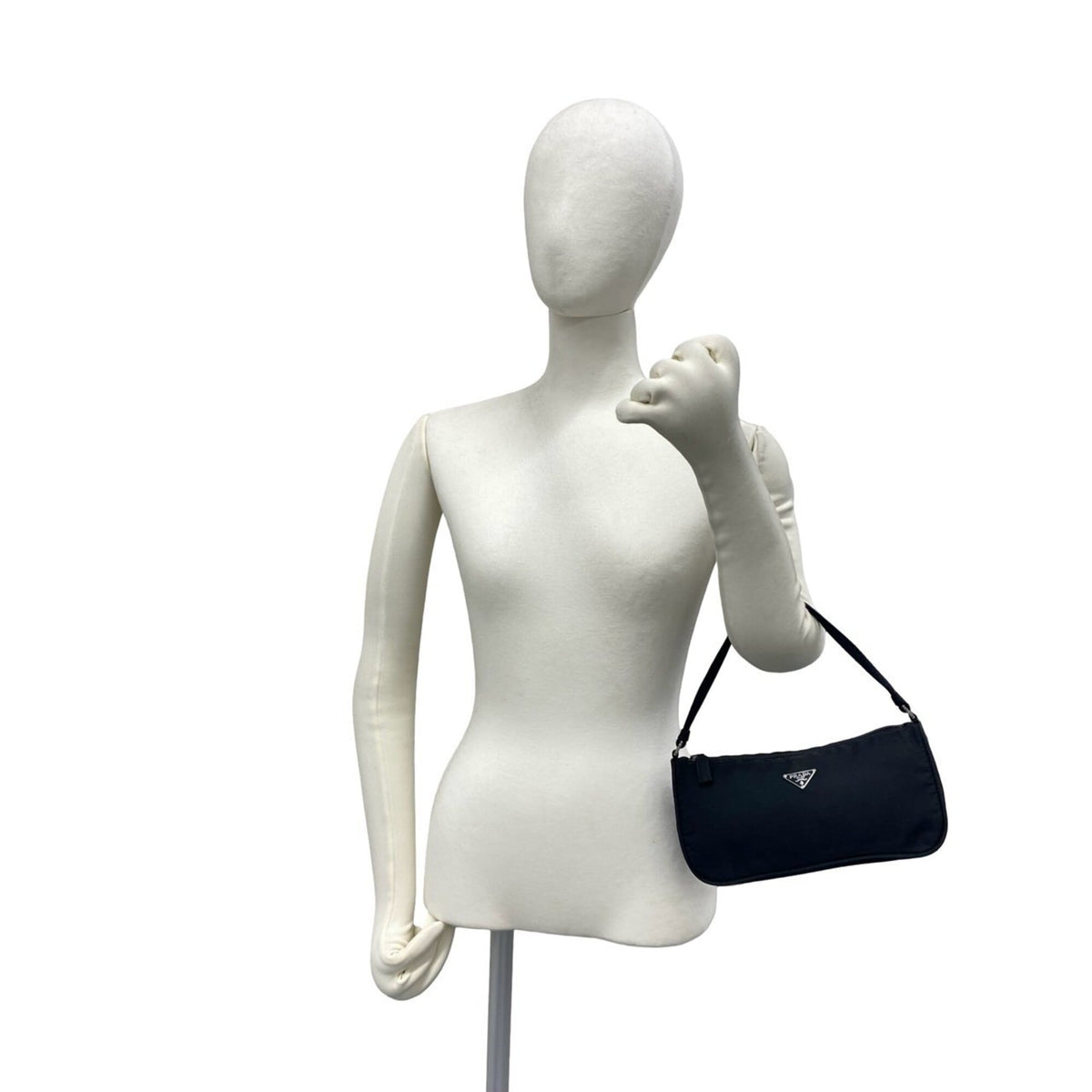Prada Black Nylon Handbag Pouch (Pre-Owned)