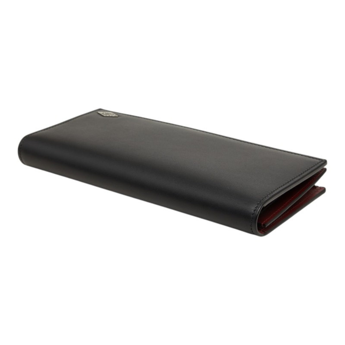 Cartier Black Leather Long Wallet (Bi-Fold) (Pre-Owned)