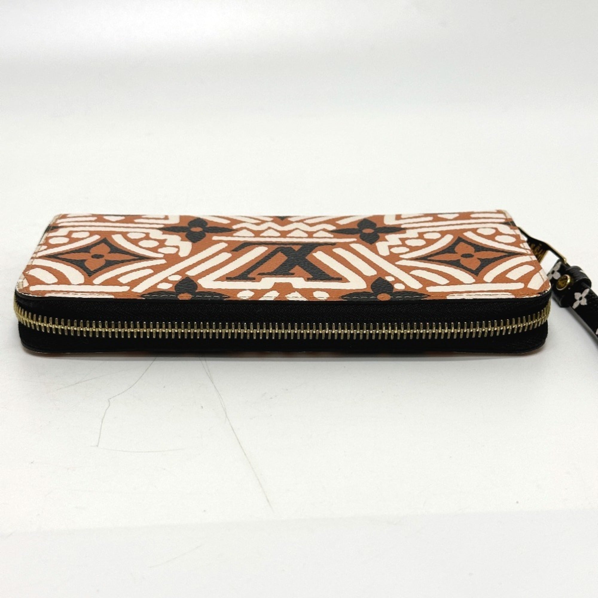 Louis Vuitton Monogram Graffiti Brown Monogram Long Wallet (Bi-Fold) (Pre-Owned)