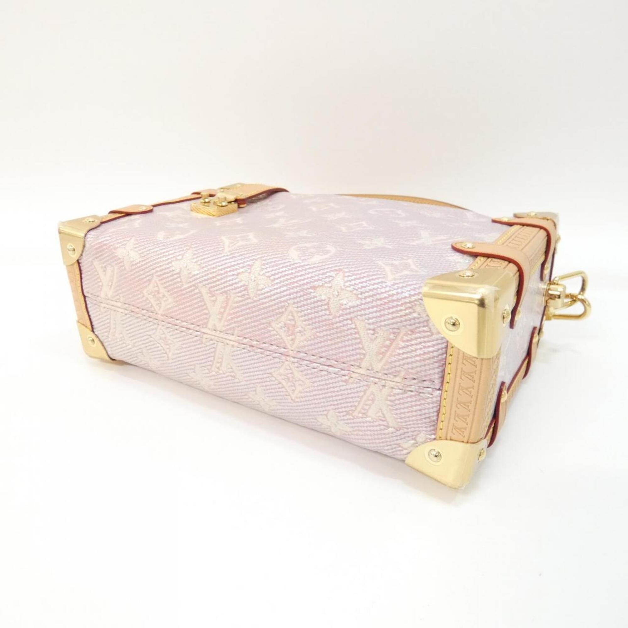 Louis Vuitton Monogram Pink Cotton Shoulder Bag (Pre-Owned)