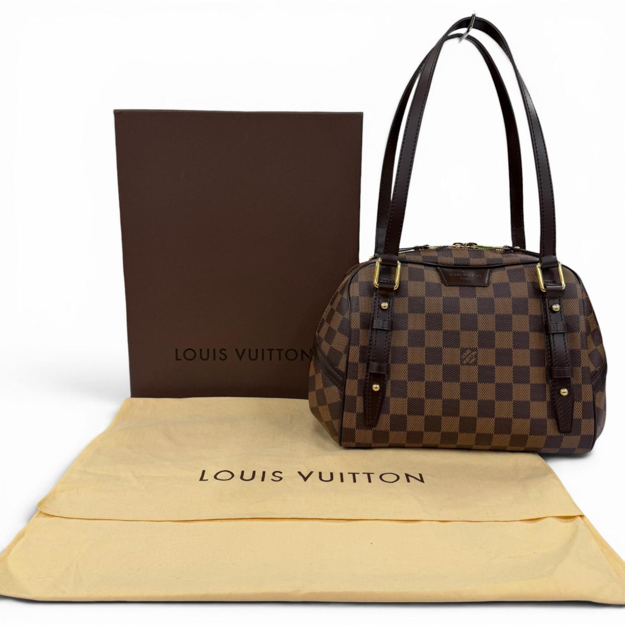 Louis Vuitton Brown Damier Canvas Handbag (Pre-Owned)