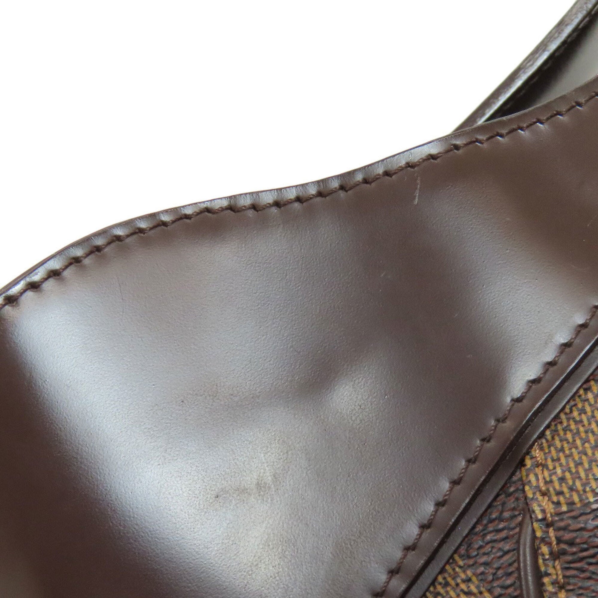 Louis Vuitton Brown Damier Canvas Ebene Damier Canvas Shoulder Bag (Pre-Owned)