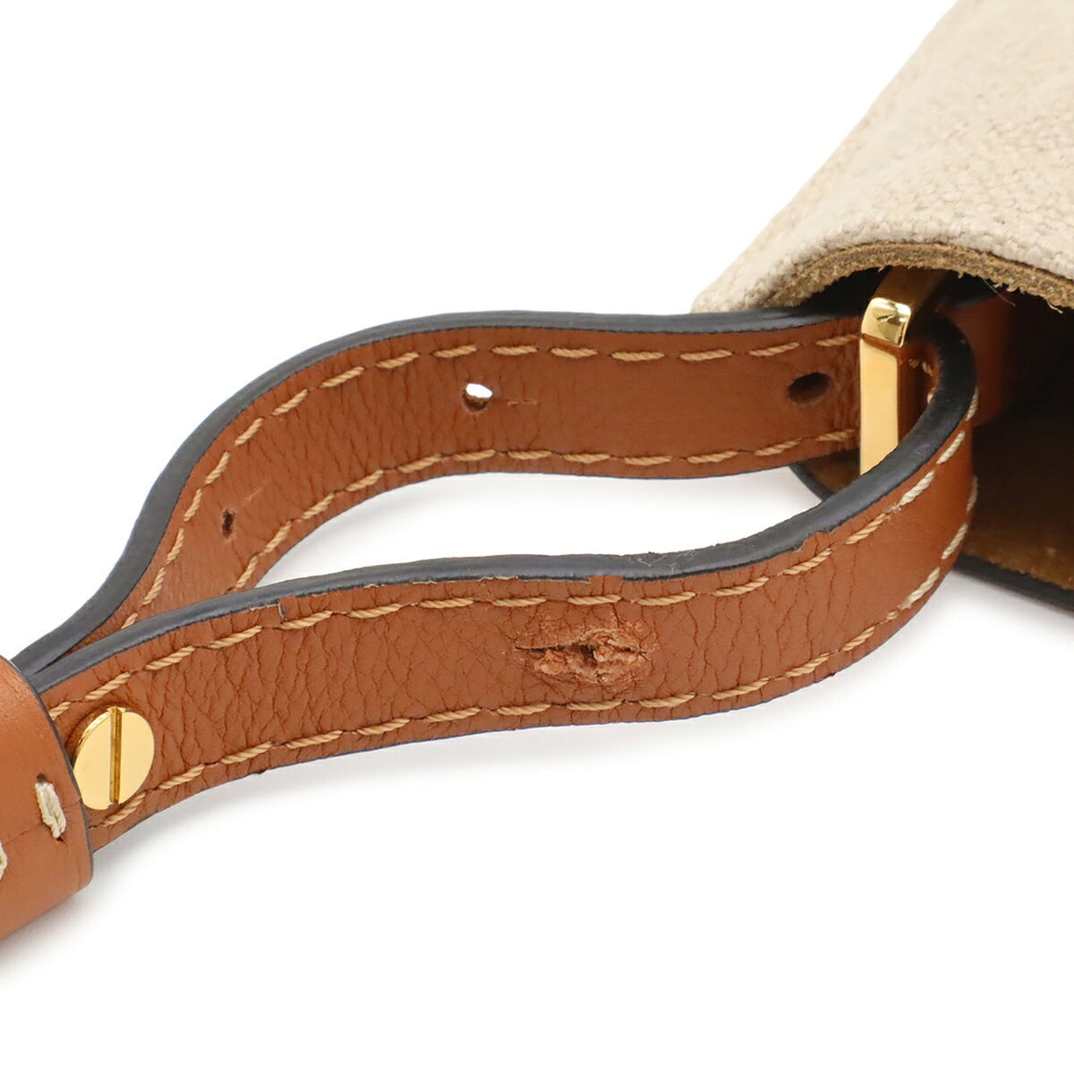 Loewe Brown Raffia Leather Shoulder Bag (Pre-Owned)