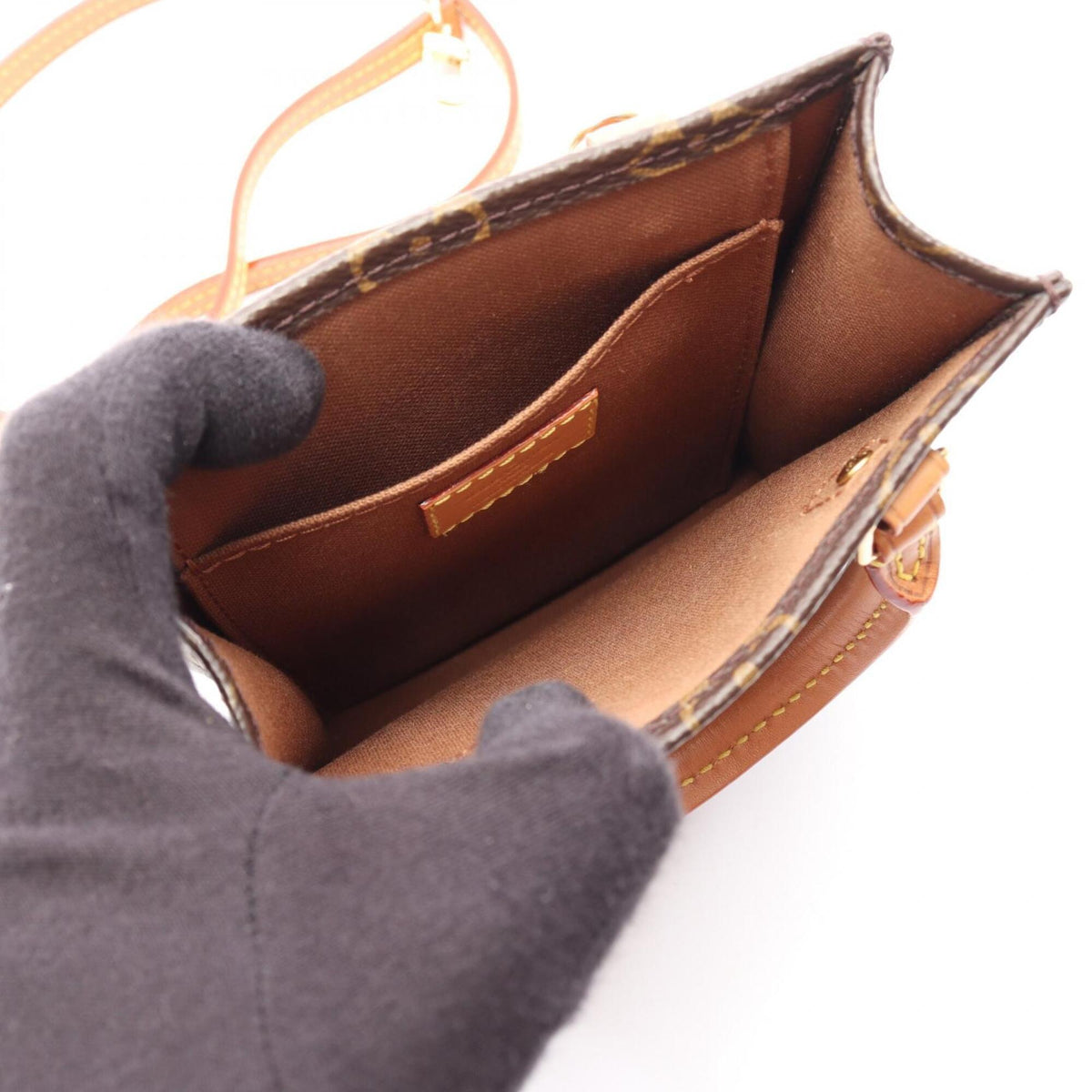 Louis Vuitton Brown Monogram Monogram Leather Handbag (Pre-Owned)