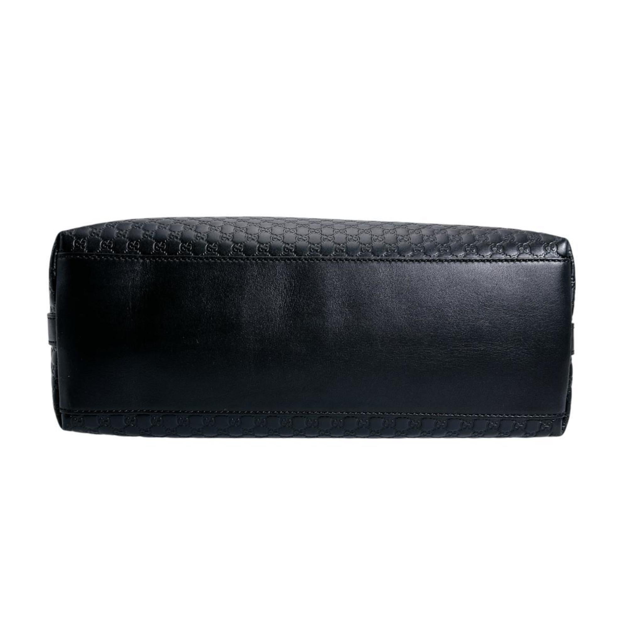 Gucci Black Leather Shoulder Bag (Pre-Owned)