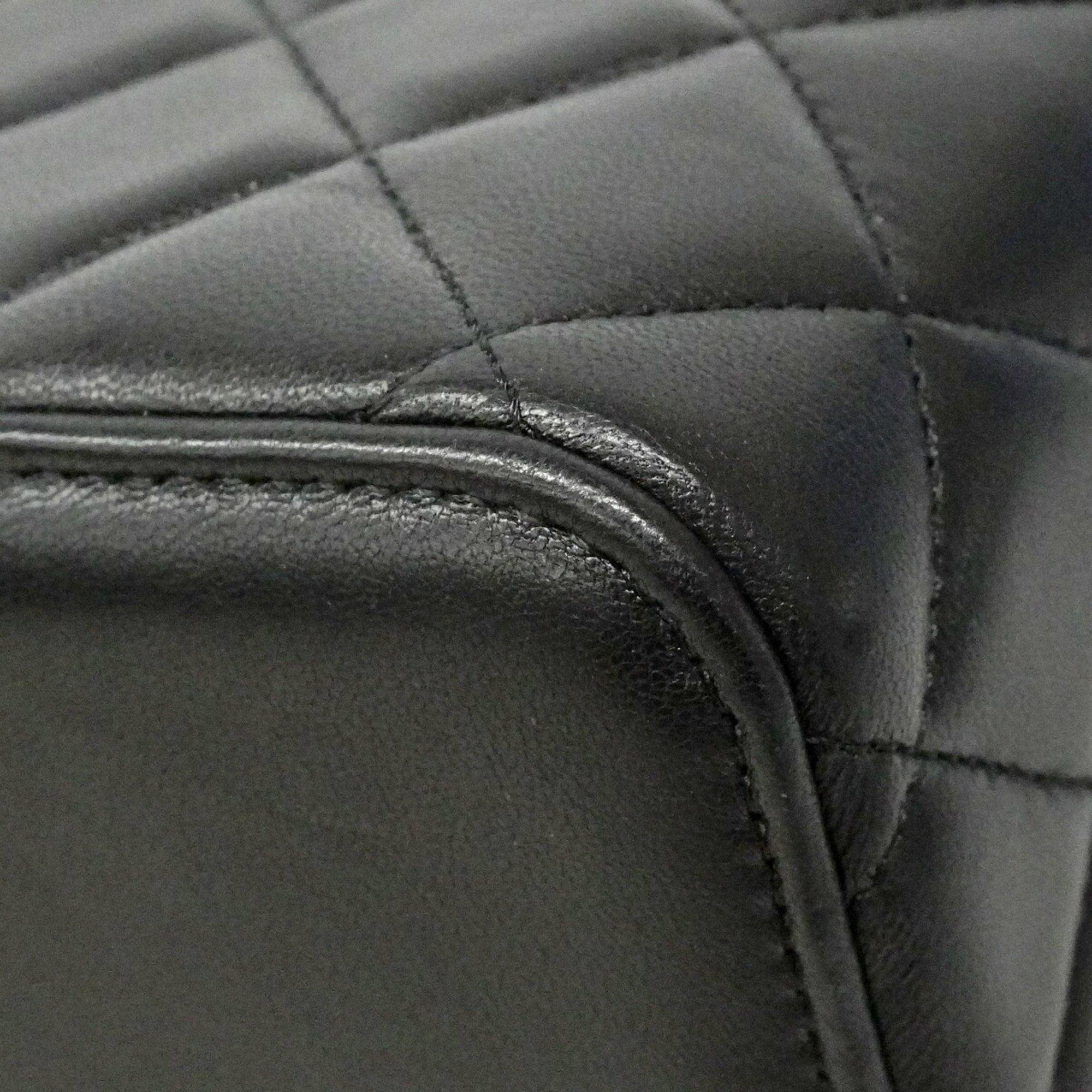 Chanel Black Leather Vanity Bag (Pre-Owned)