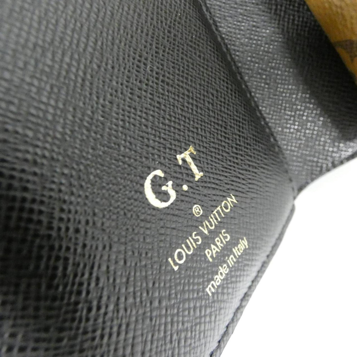 Louis Vuitton Brown Coated Canvas Wallet (Bi-Fold) (Pre-Owned)