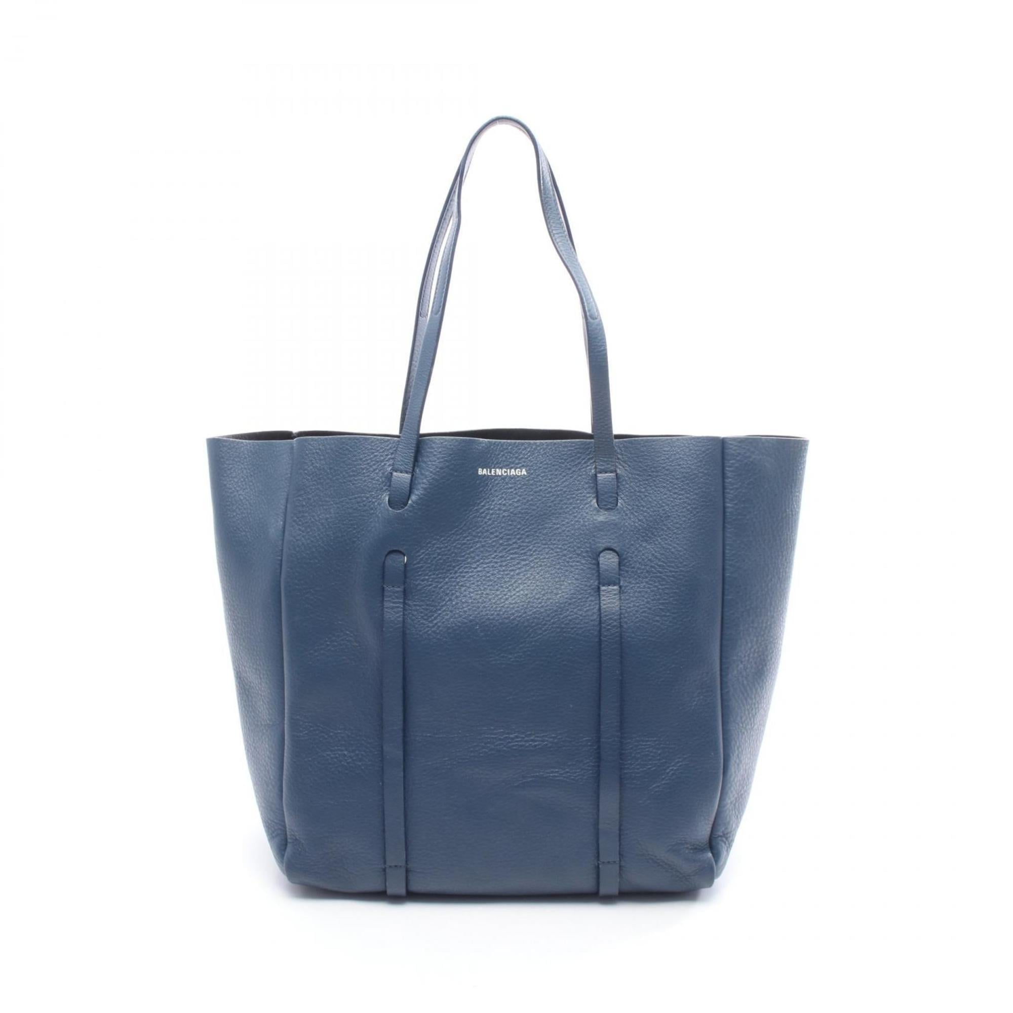 Balenciaga Blue Leather Tote Bag (Pre-Owned)