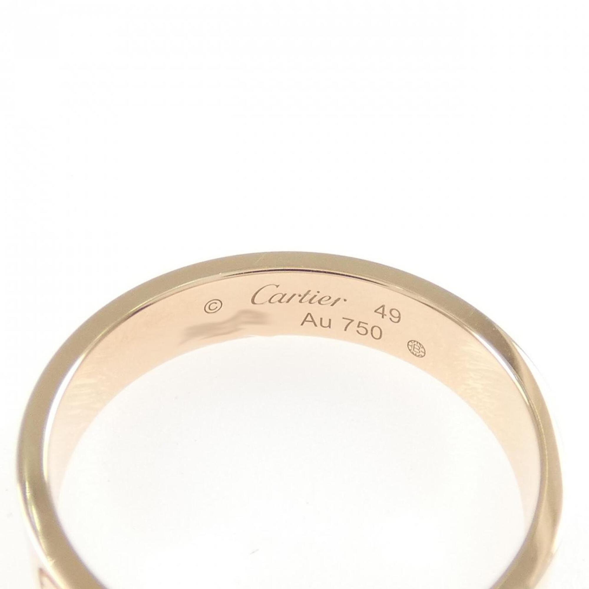 Cartier Love Pink Gold (18K) Band Ring (Pre-Owned)