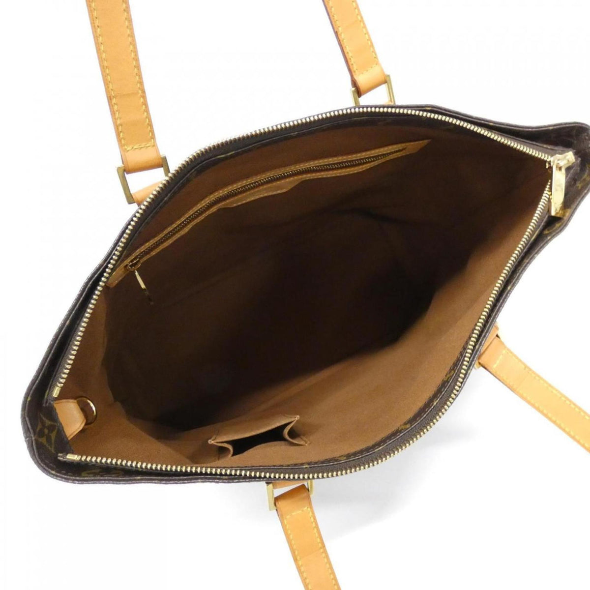 Louis Vuitton Marron Coated Canvas Handbag (Pre-Owned)