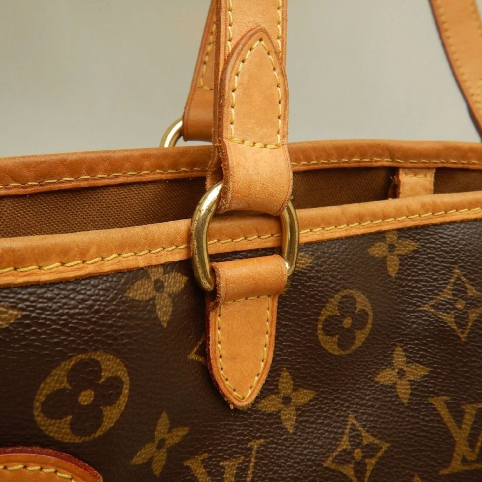 Louis Vuitton Brown Monogram Canvas Tote Bag (Pre-Owned)