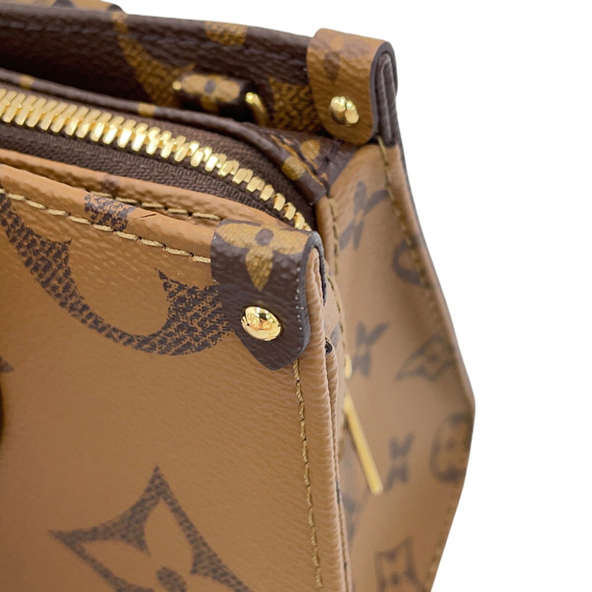 Louis Vuitton Monogram Reverse Red Color Monogram Reverse Handbag Shoulder Bag (Pre-Owned)