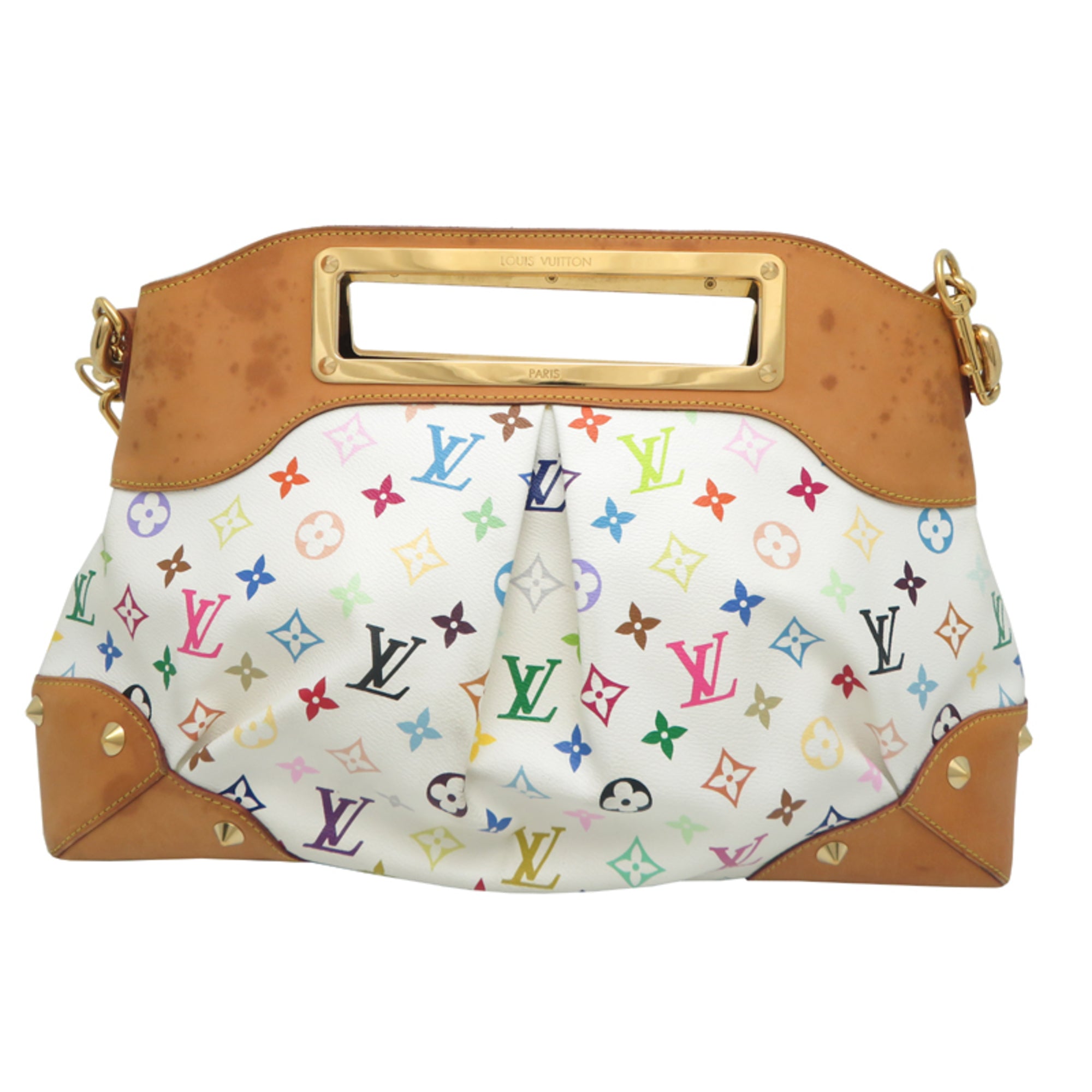 Louis Vuitton White Monogram Multicolore Shoulder Bag (Pre-Owned)