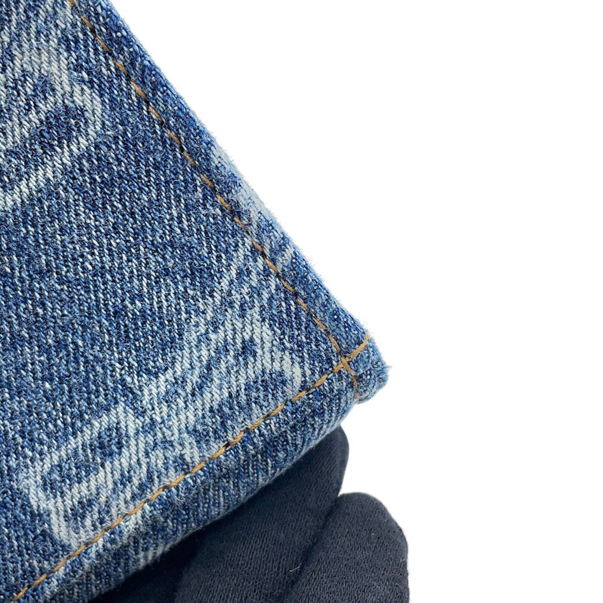 Balenciaga Blue Denim Handbag Shoulder Bag (Pre-Owned)