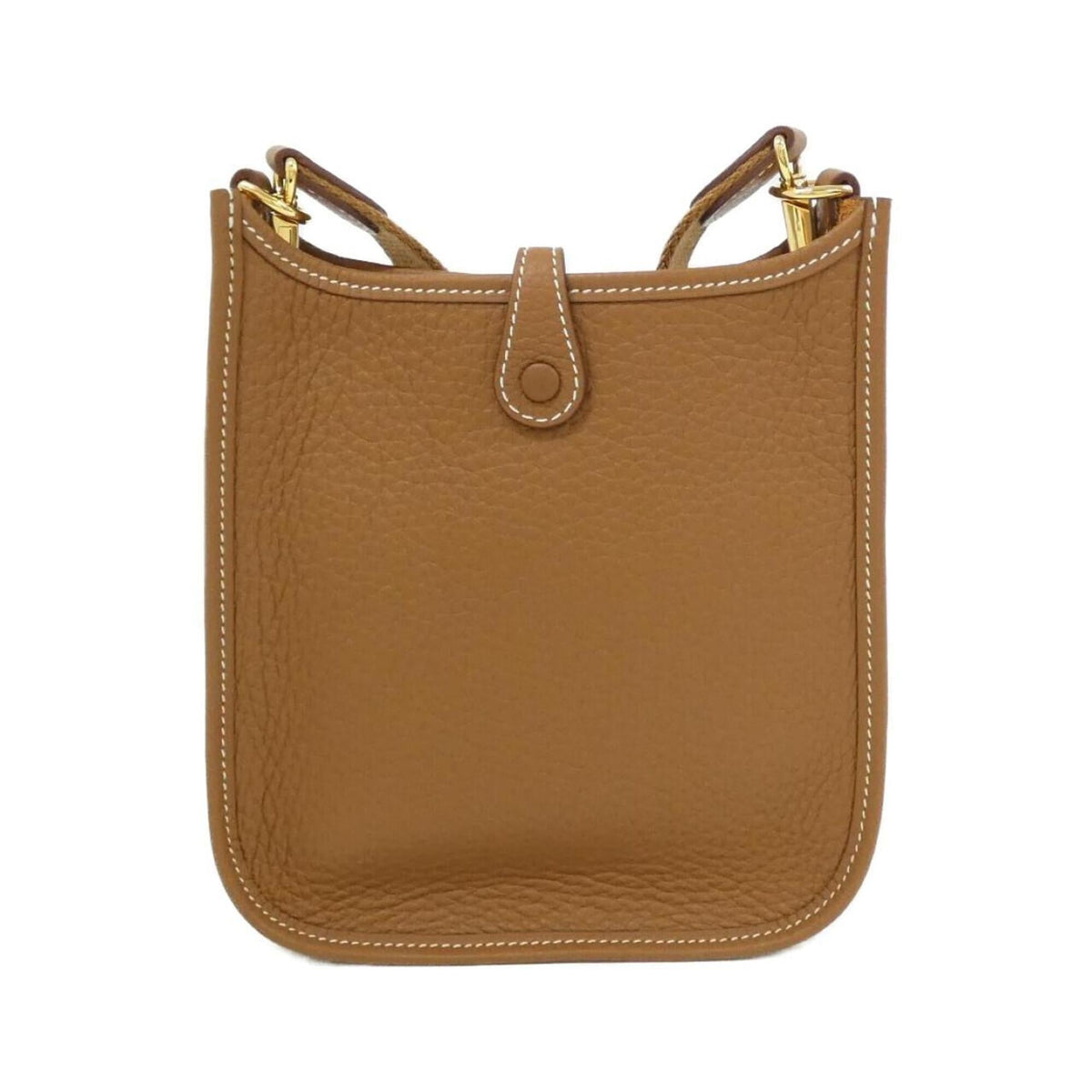Hermes Brown Taurillon Clemence Leather Shoulder Bag (Pre-Owned)