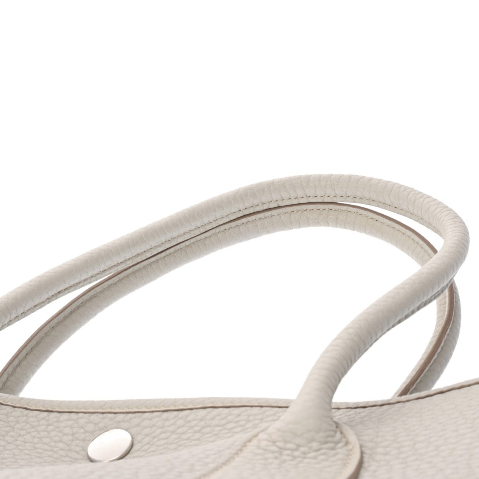 Hermes Pearl Gray Negonda Leather Handbag (Pre-Owned)