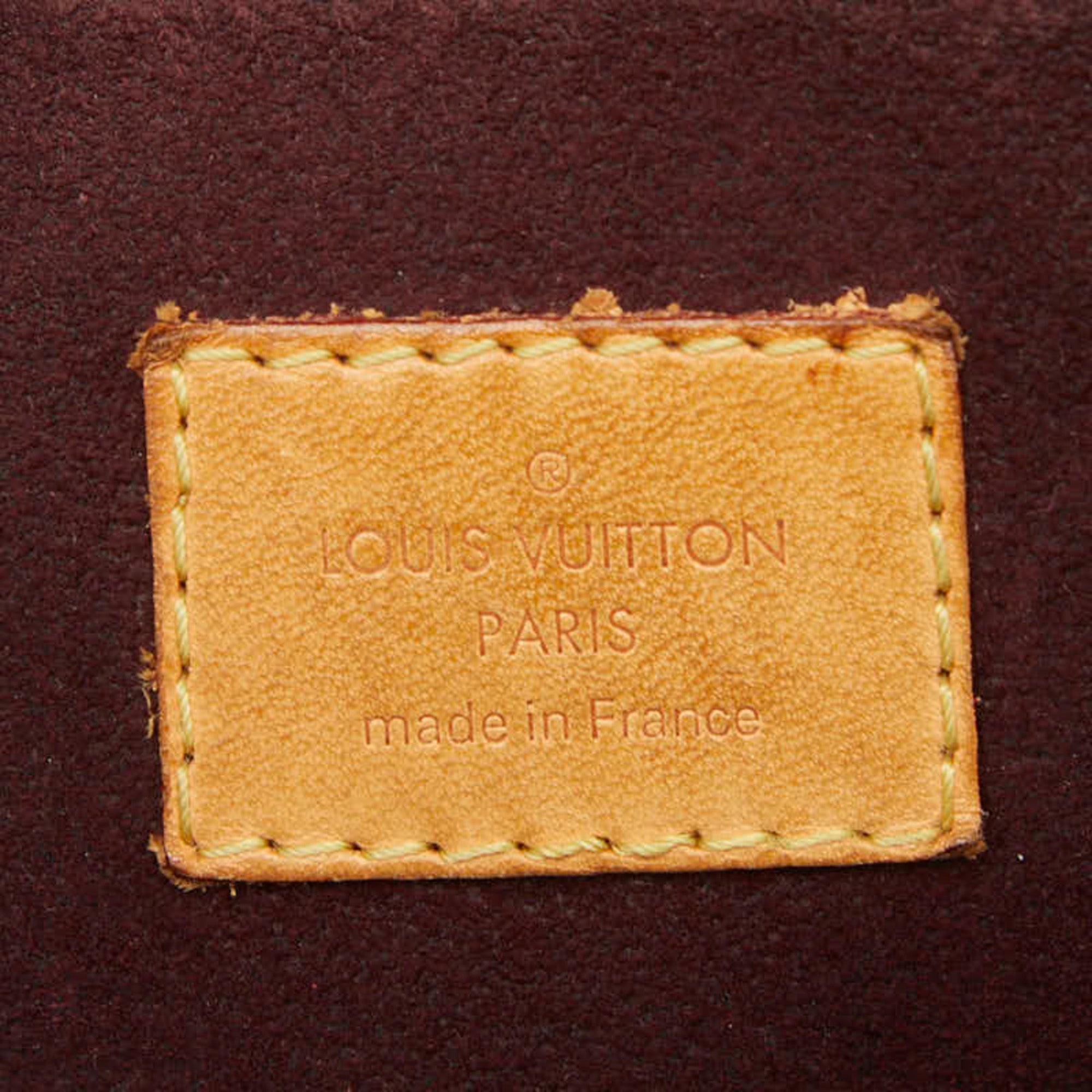 Louis Vuitton Brown Pvc Leather Handbag Shoulder Bag (Pre-Owned)