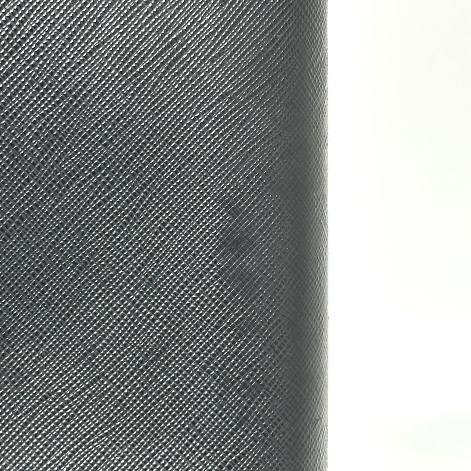 Prada Black Saffiano Long Wallet (Bi-Fold) (Pre-Owned)