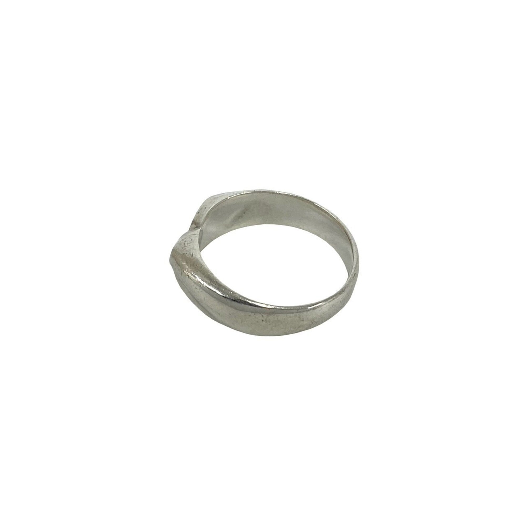 Tiffany Silver Silver 925 Band Ring (Pre-Owned)