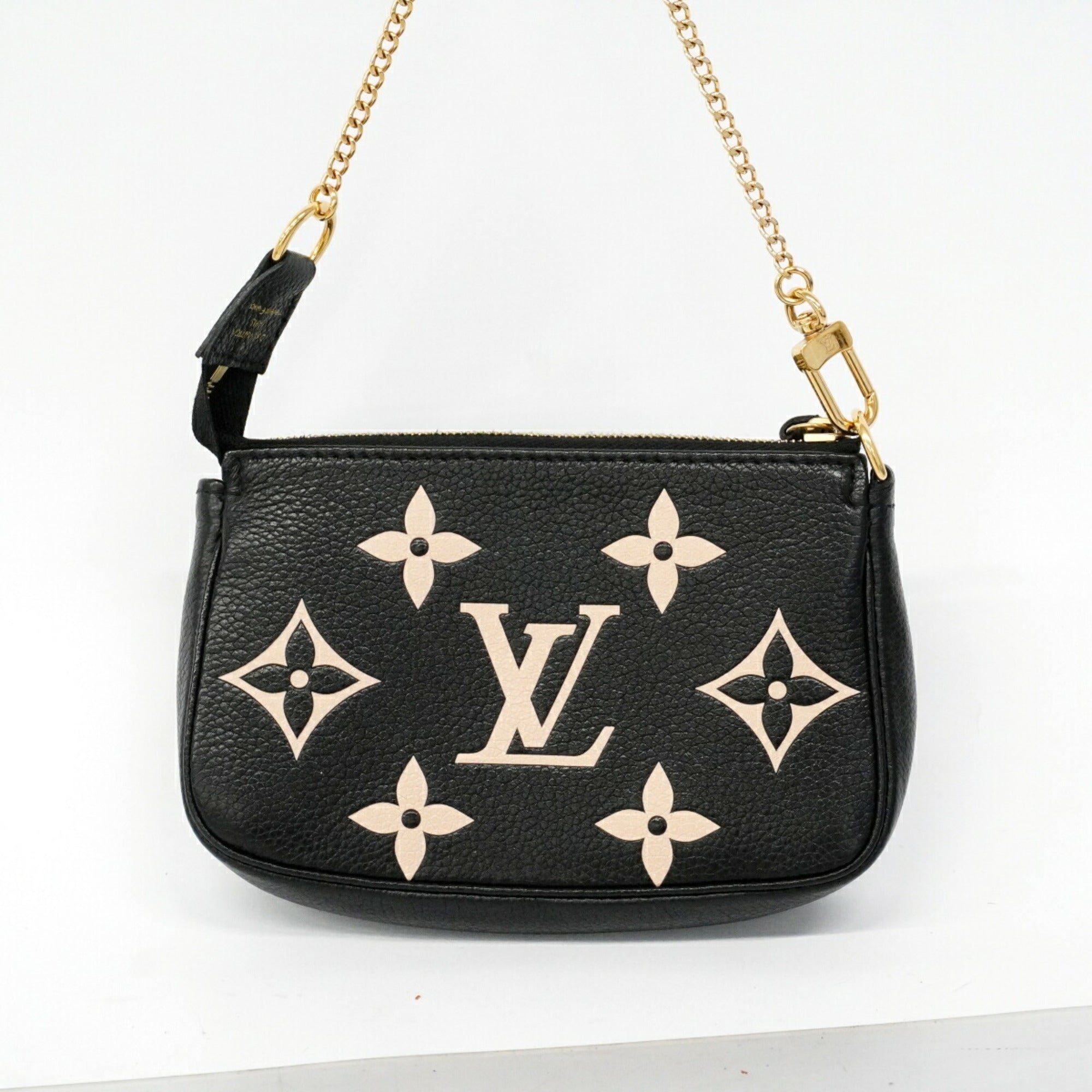 Louis Vuitton Cream Noir Pouch (Pre-Owned)