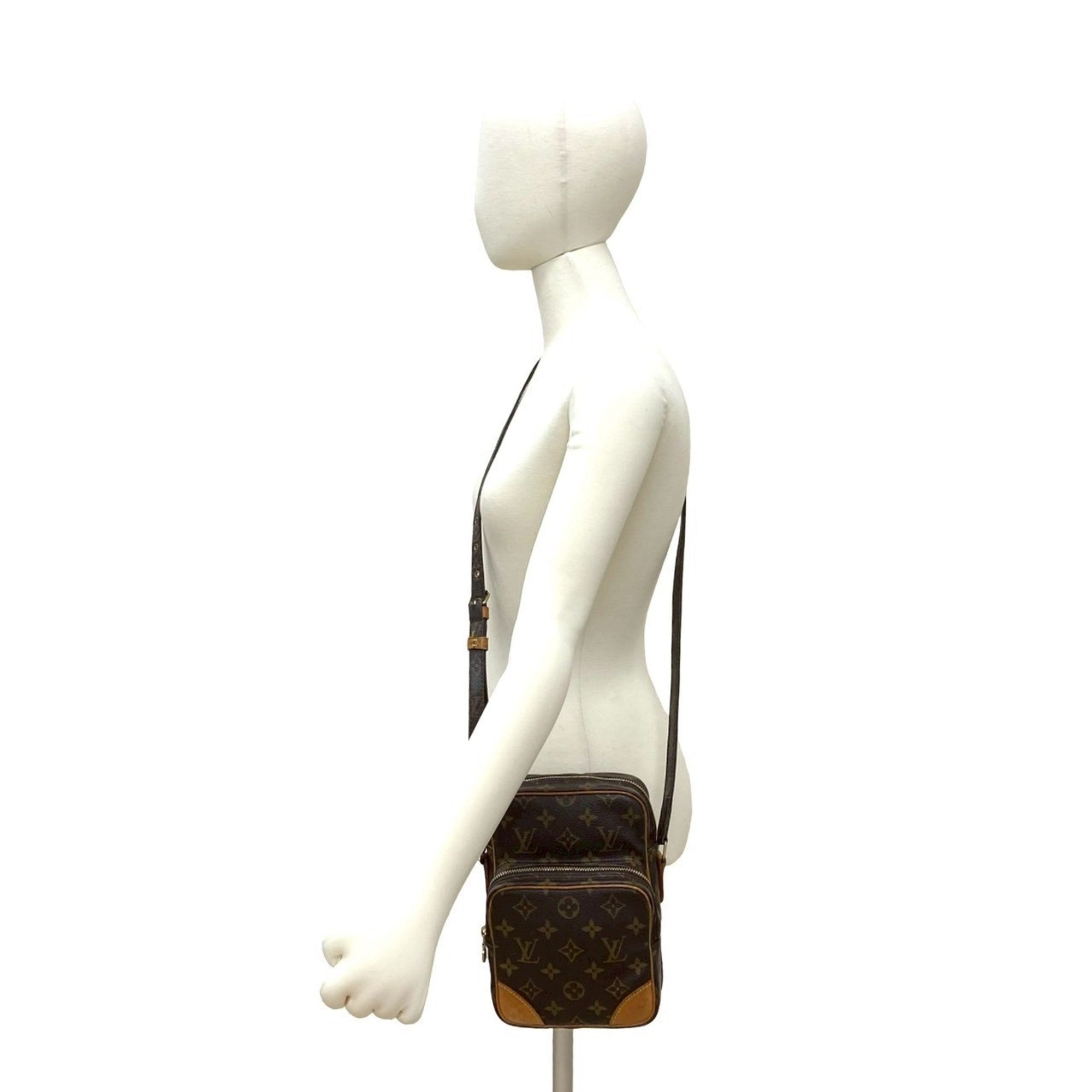 Louis Vuitton Brown Leather Pvc Pochette Shoulder Bag (Pre-Owned)